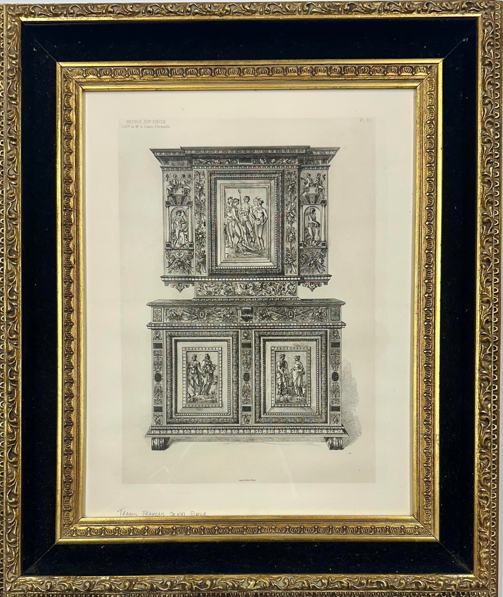 Architectural Traviel: Cabinetry & Furniture Design, 1888 (Framed) - 6