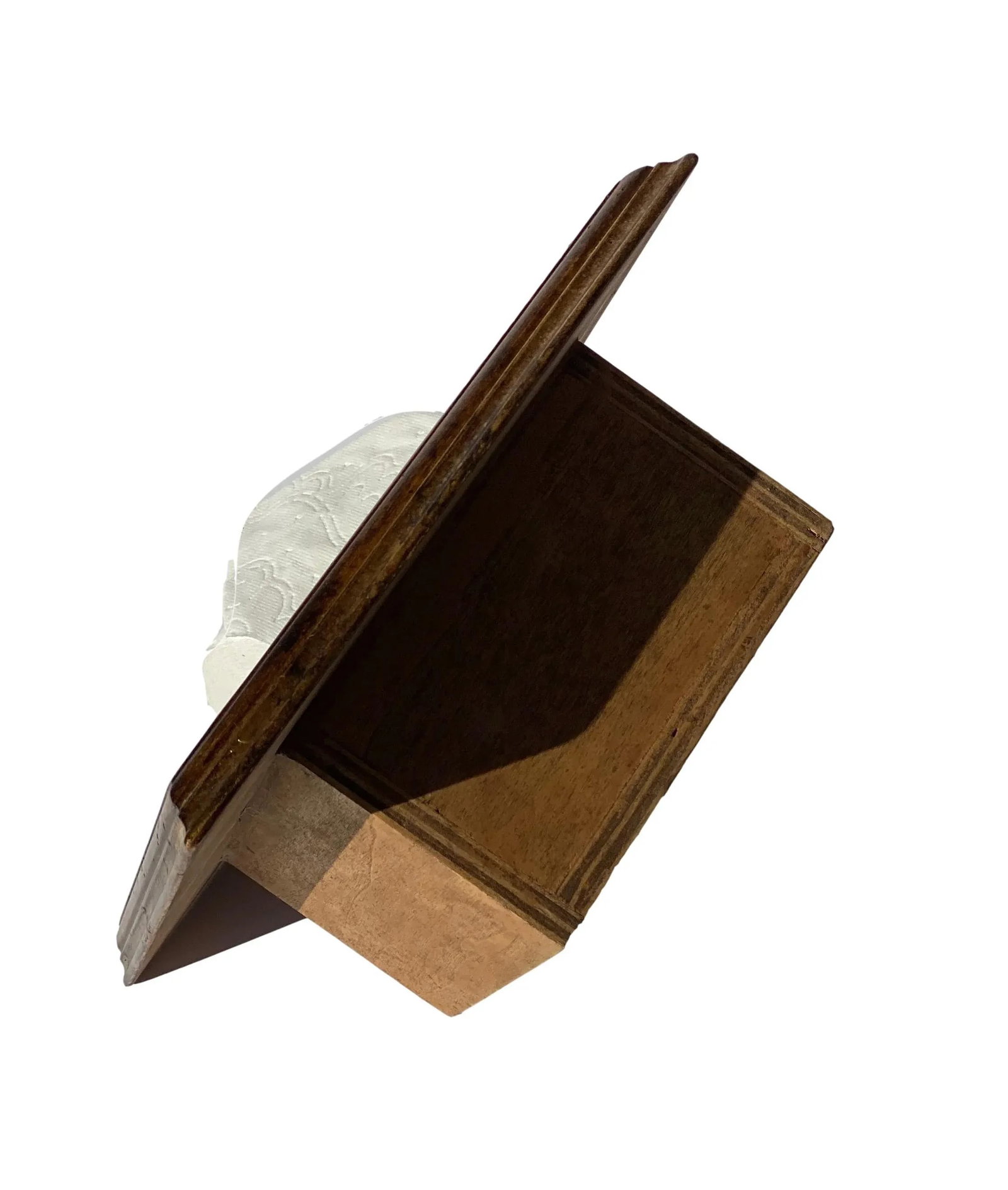 Baroque Style Bathroom Paper Holder in "Nicollo" White & Parcel-Gilt by Judson Rothschild for The Ro - 3