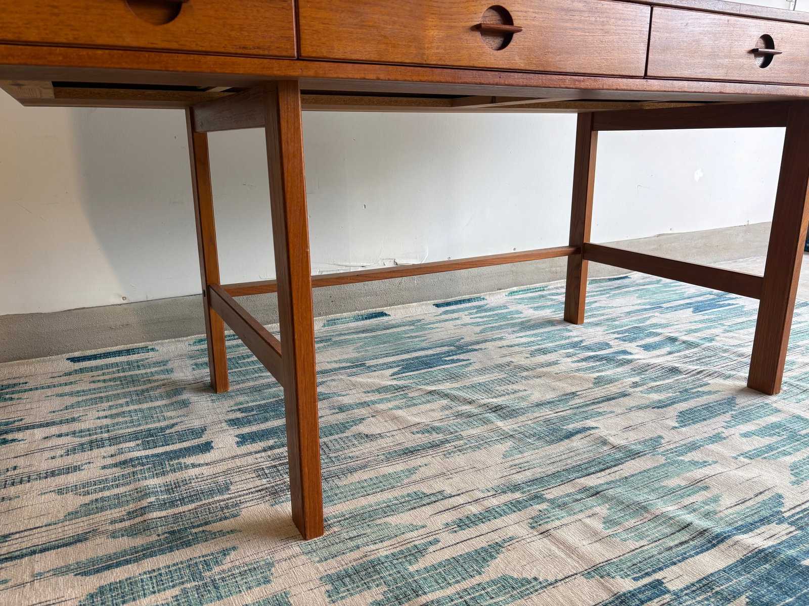 1960s Mid-Century Modern Danish Teak Flip-Top Desk by Peter LÃ¸vig Nielsen - 6