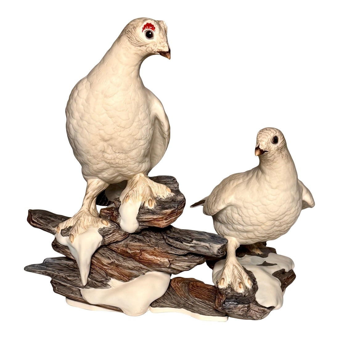 Boehm Porcelain Ptarmigan Bird Grouping, Limited Edition (1 of 11)