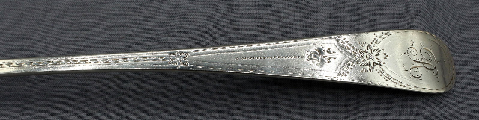 1784 George III Period Sterling Silver Basting Spoon - 4