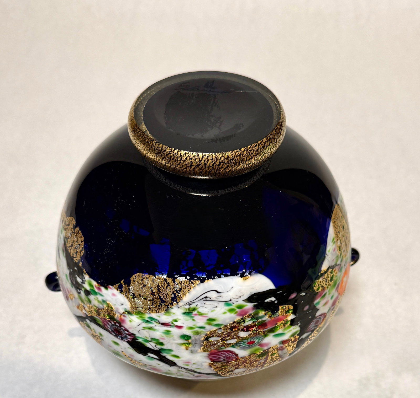 Kuniaki Kuroki Handblown Art Glass Vase, Heisei Period, Japan - 10