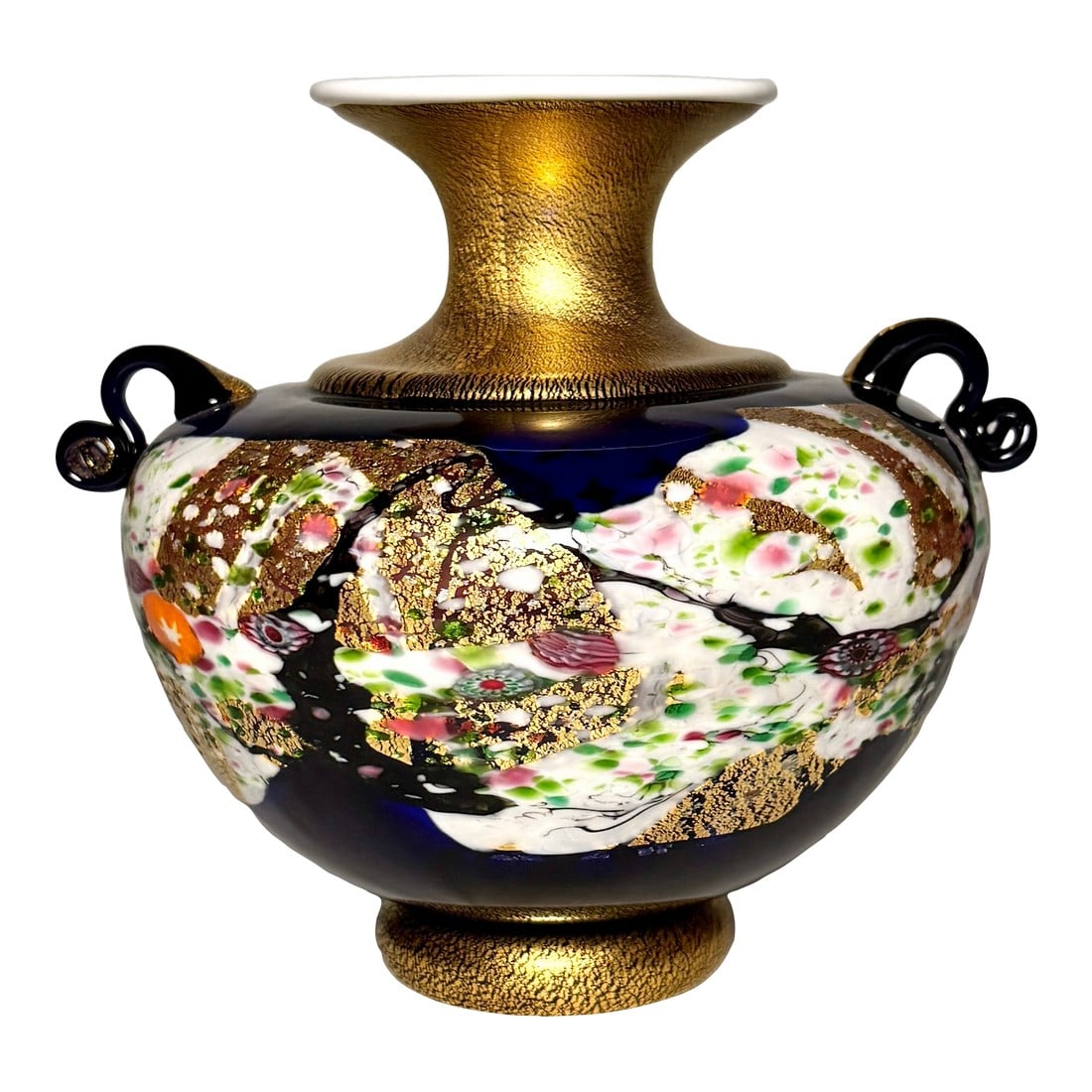 Kuniaki Kuroki Handblown Art Glass Vase, Heisei Period, Japan (1 of 11)