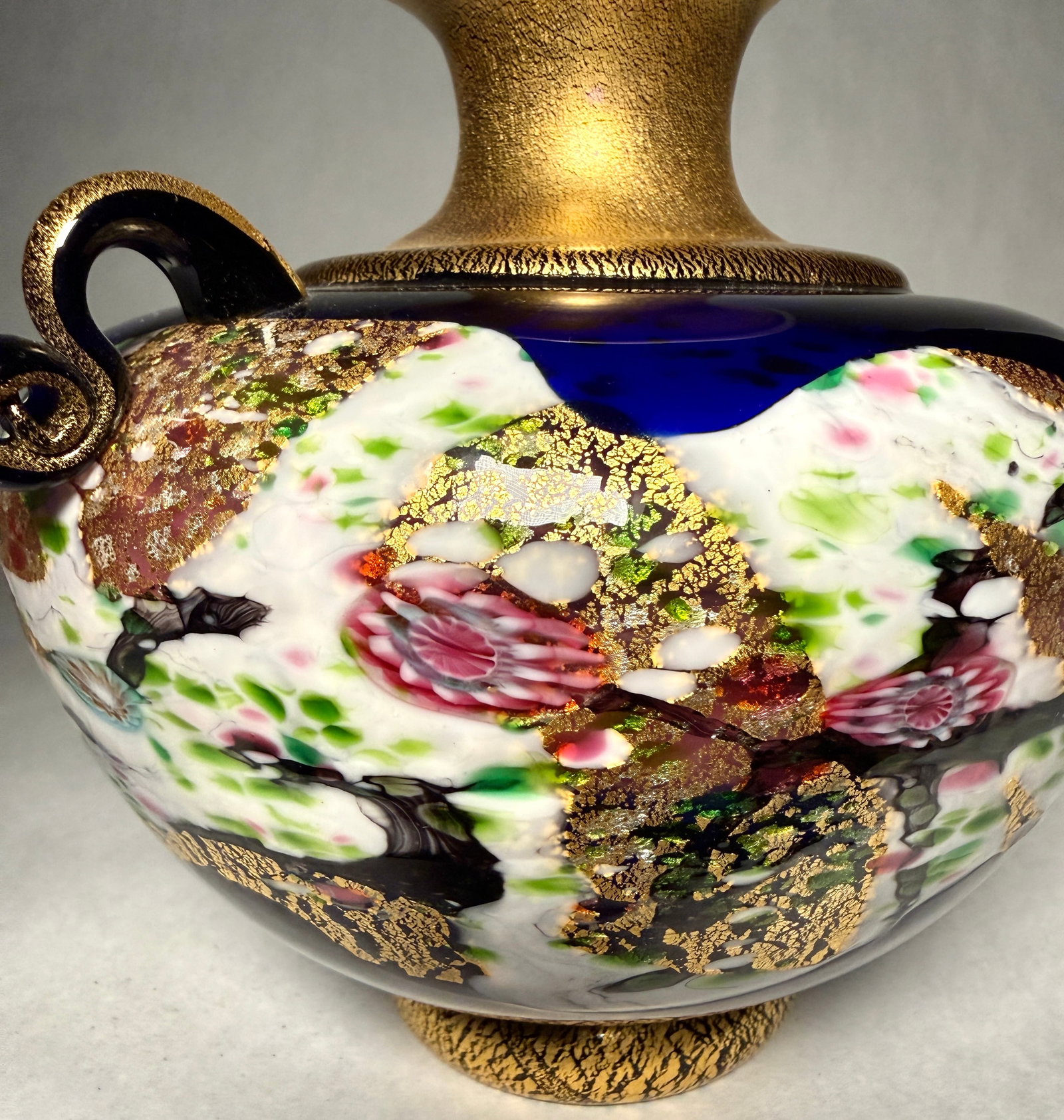 Kuniaki Kuroki Handblown Art Glass Vase, Heisei Period, Japan - 4