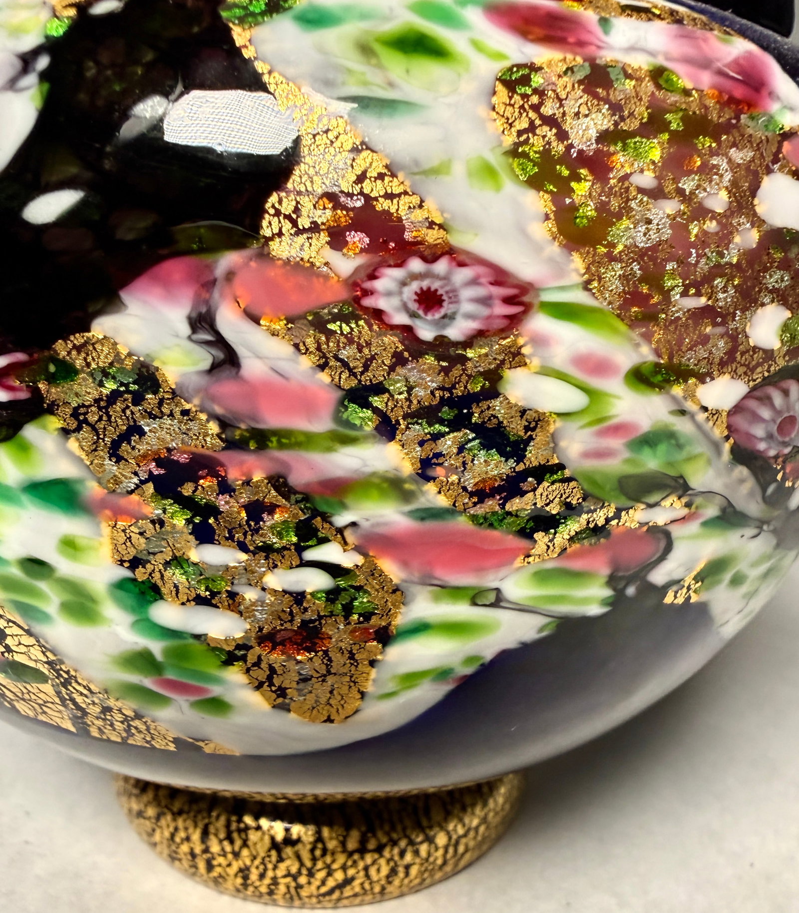 Kuniaki Kuroki Handblown Art Glass Vase, Heisei Period, Japan - 5