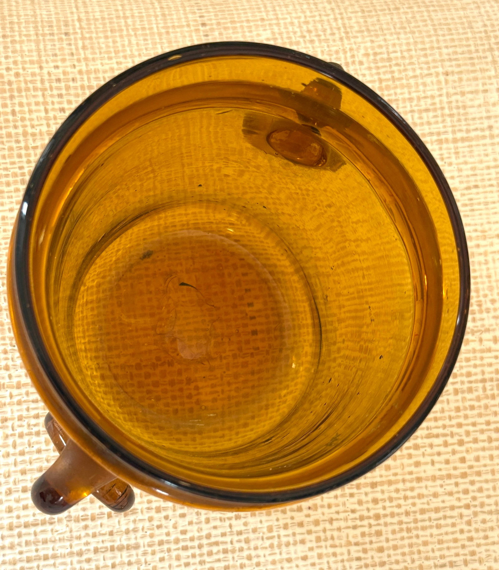 1950's Murano Italian Amber Vase - 6