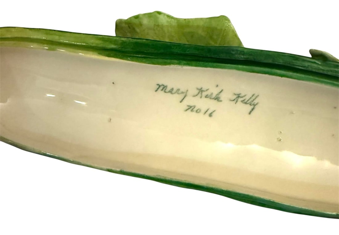 Mary Kirk Kelly Porcelain Zucchini Box - 10