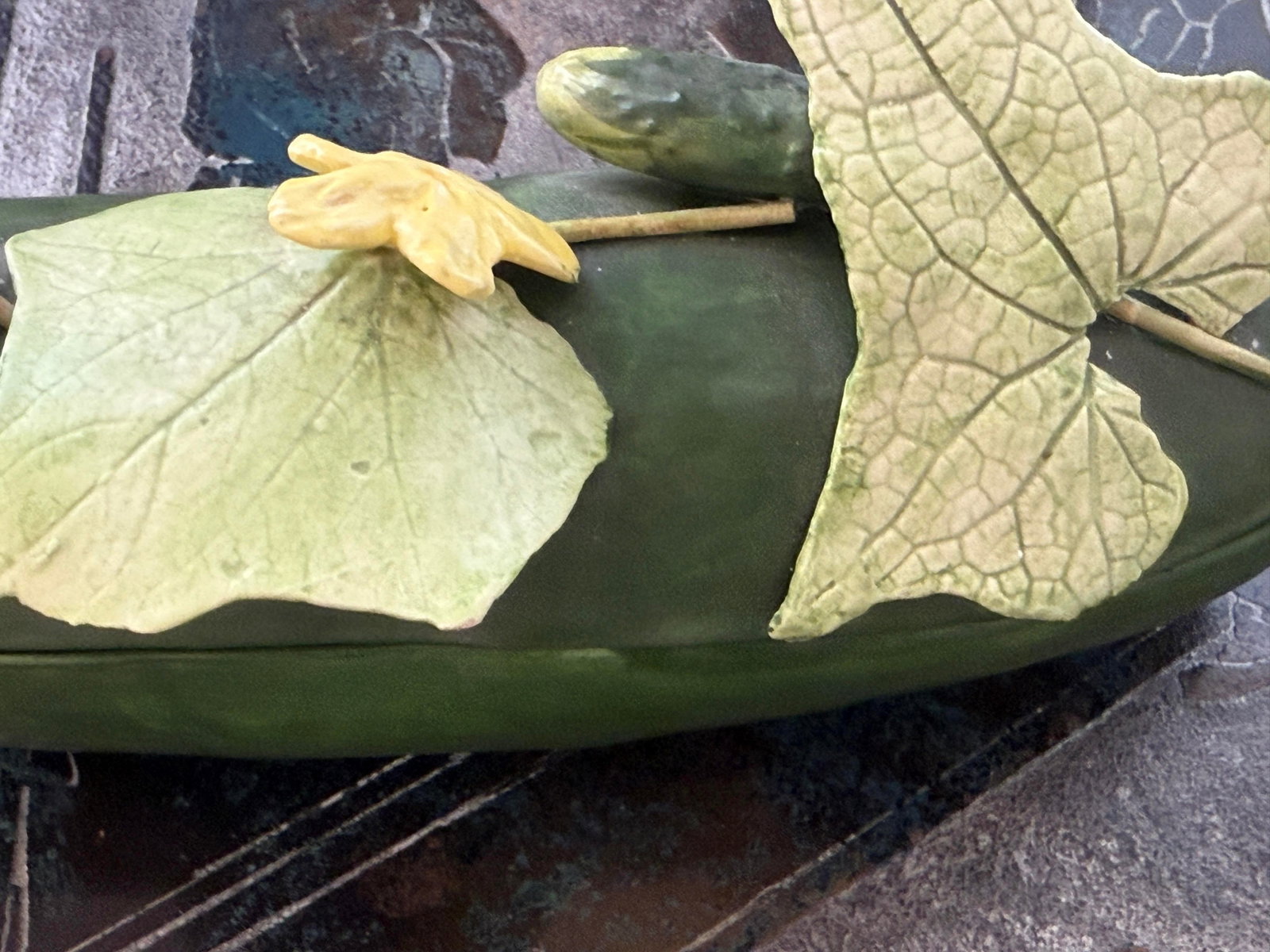 Mary Kirk Kelly Porcelain Zucchini Box - 12