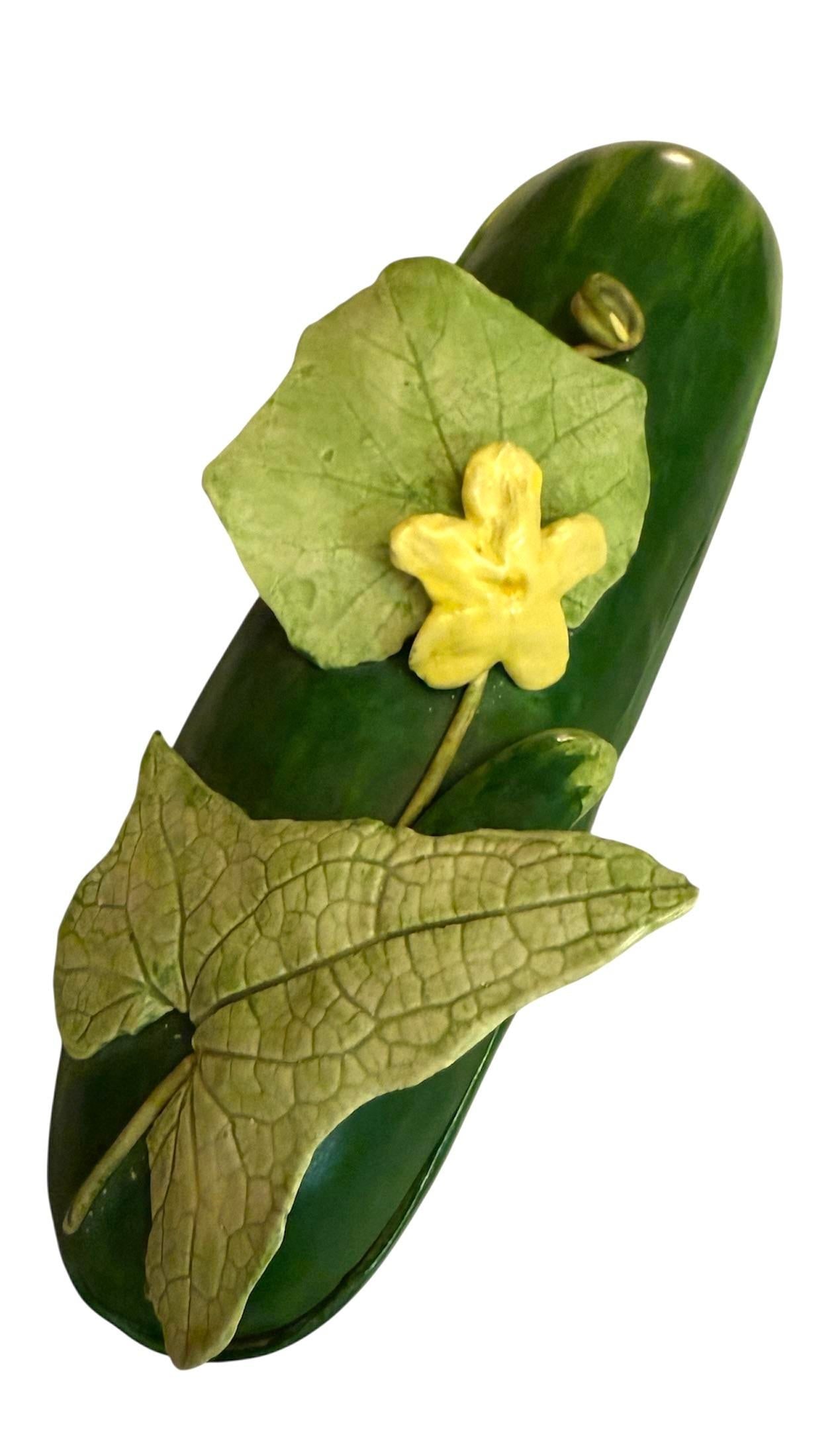 Mary Kirk Kelly Porcelain Zucchini Box - 8