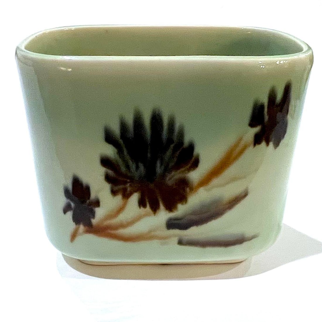 Mid 20th Century Modern Porcelain Cachepot Pair by F. Joseph Von Tury - 2
