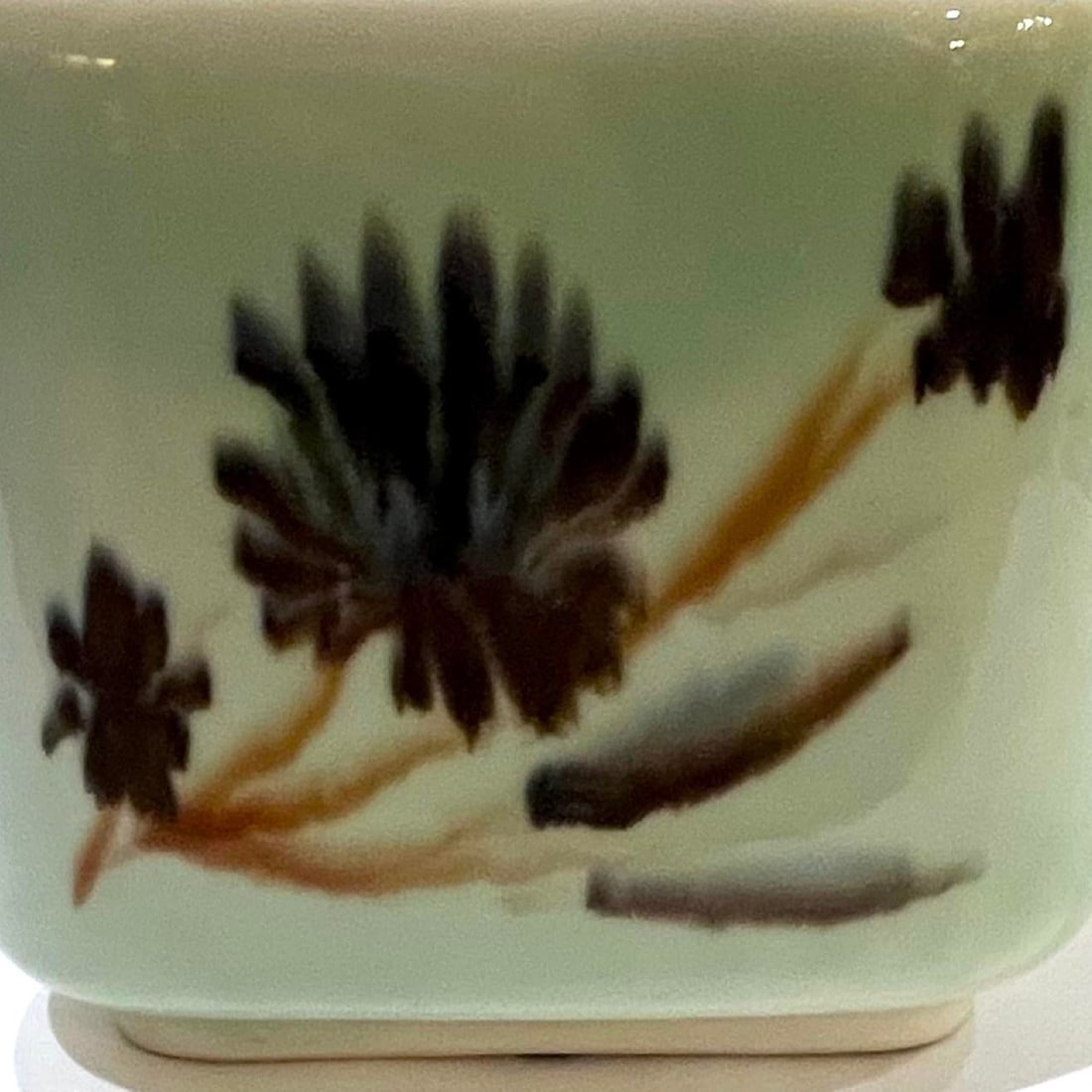 Mid 20th Century Modern Porcelain Cachepot Pair by F. Joseph Von Tury - 5