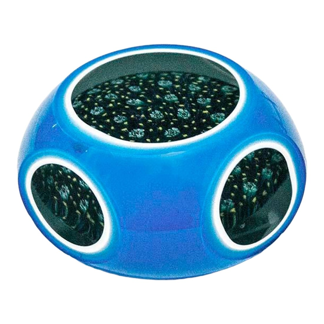 Murano Murano Fratelli Toso Cased Glass Windows Paperweight Faceted Millefiori Design (1 of 3)