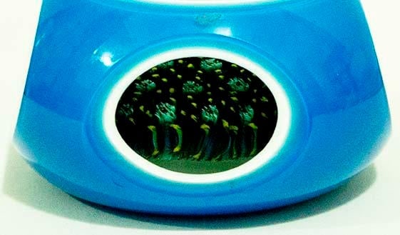 Murano Murano Fratelli Toso Cased Glass Windows Paperweight Faceted Millefiori Design - 3