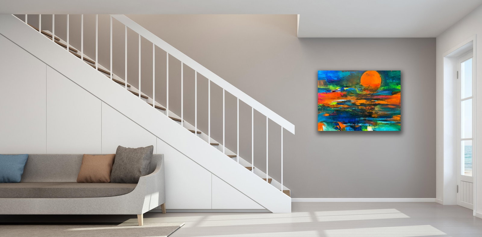 Contemporary Abstract Painting - 7