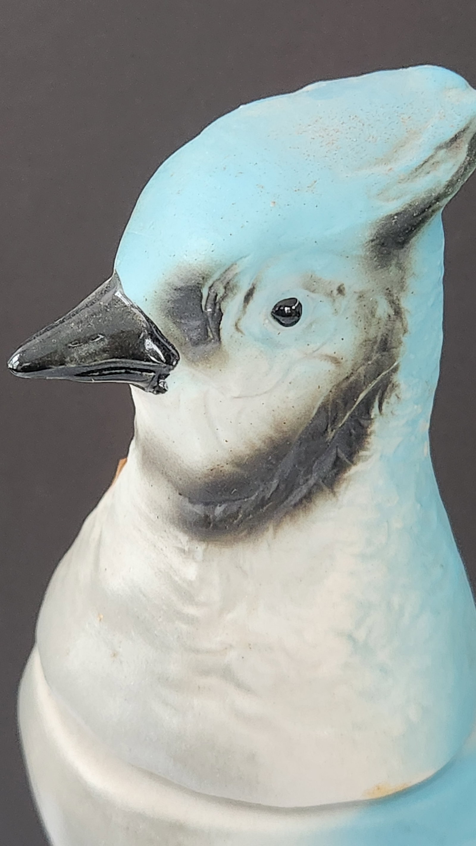 1960s Jim Beam "Beam's Trophy" Blue Jay Figural Bourbon Decanter – Western Americana, 13" - 16
