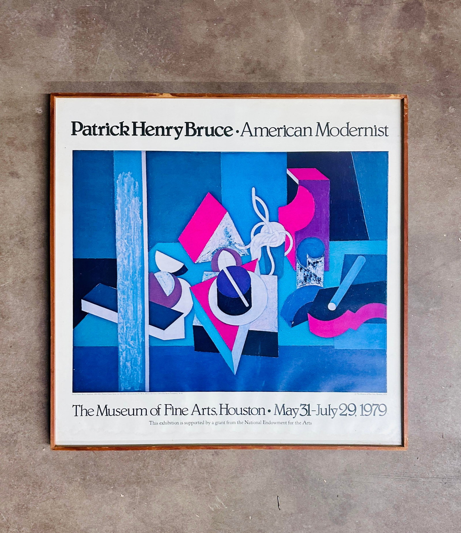 Original Patrick Henry Bruce "American Modernist " 1979 Exhibition Poster - 3
