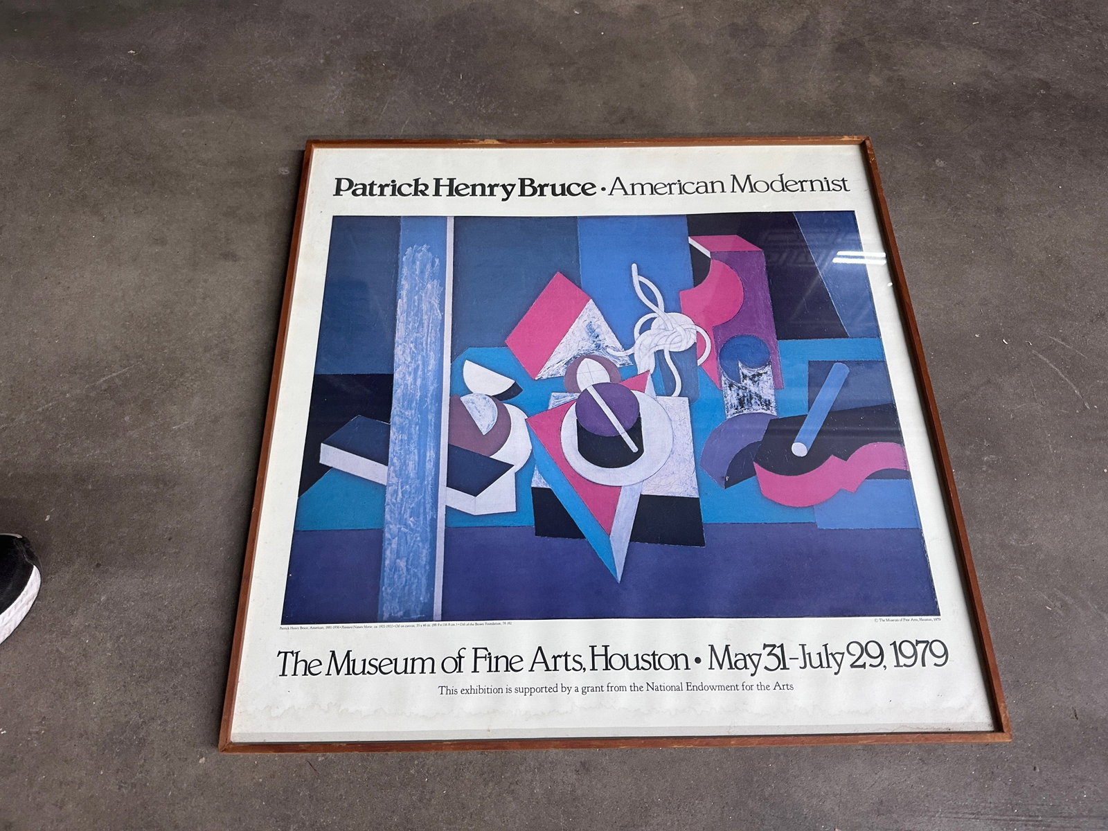 Original Patrick Henry Bruce "American Modernist " 1979 Exhibition Poster - 6
