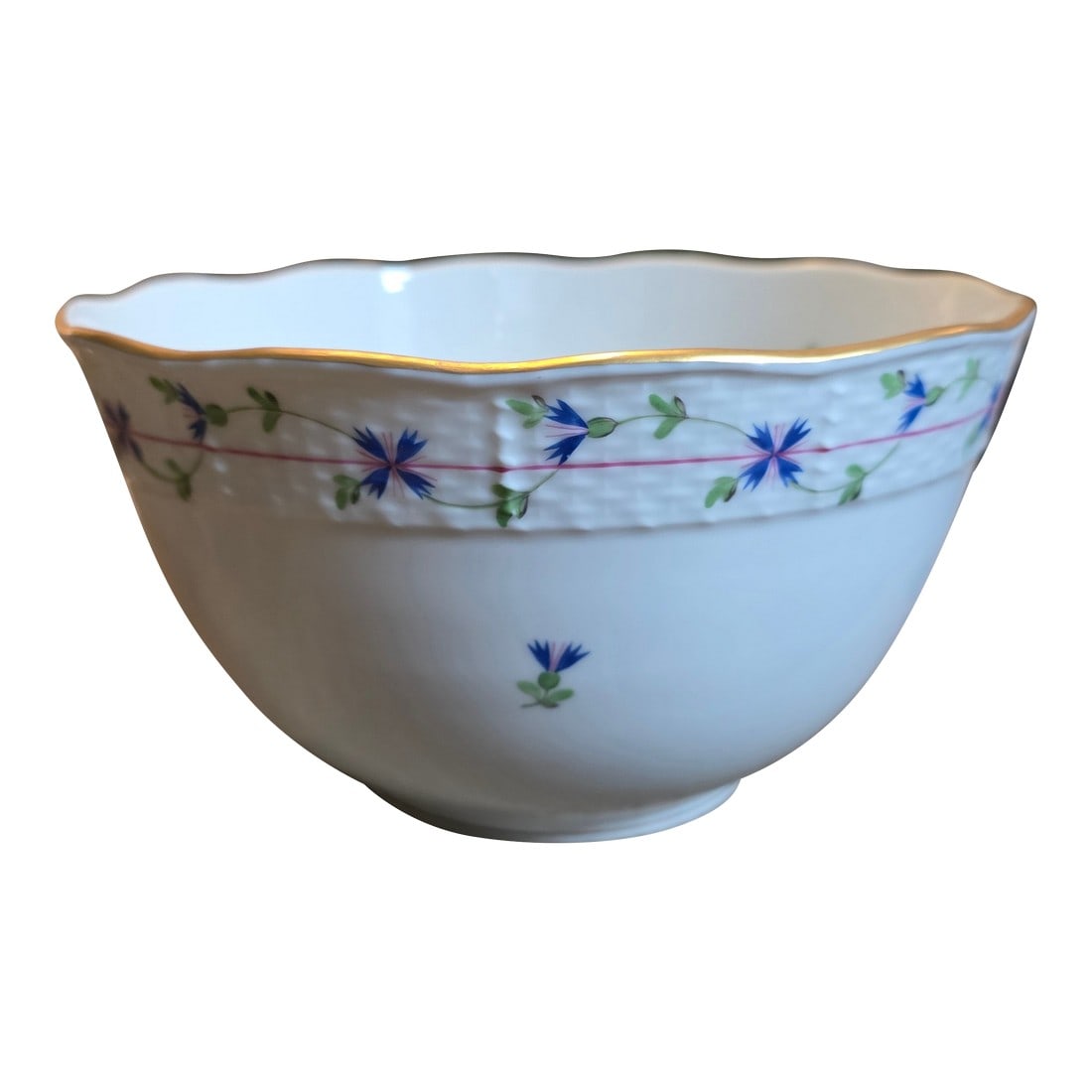 Herend Blue Garland Bowl (1 of 8)