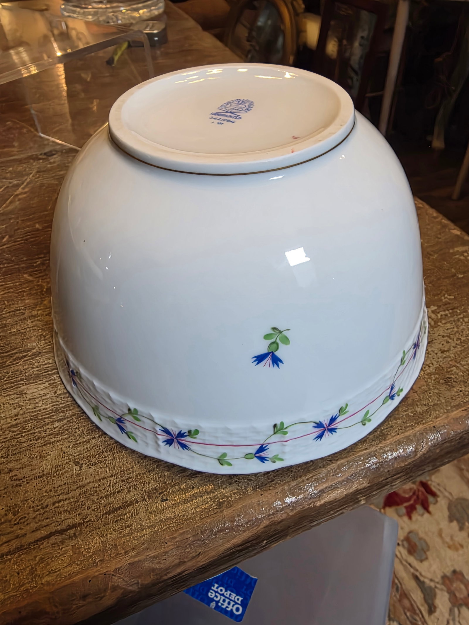 Herend Blue Garland Bowl - 3