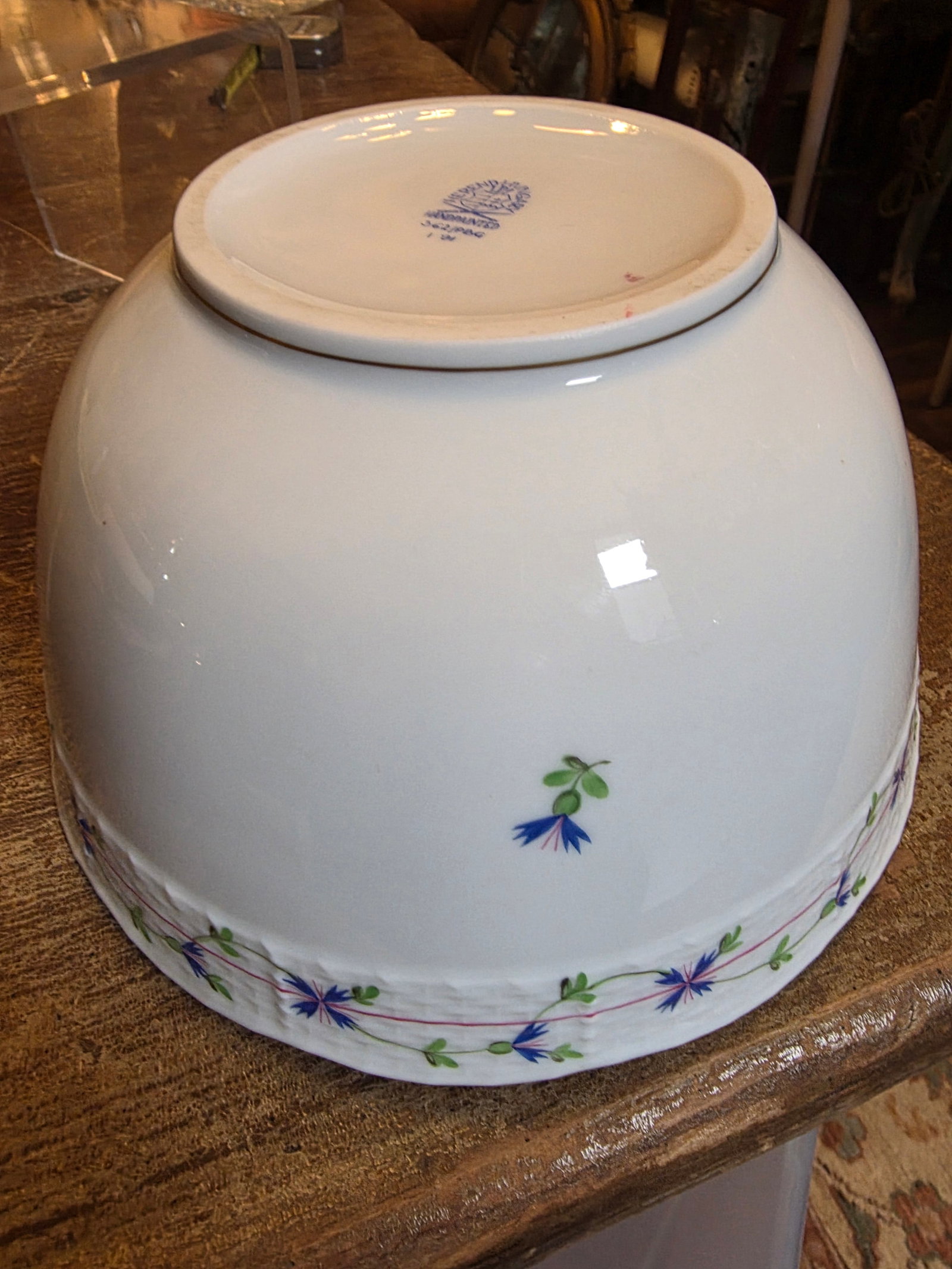 Herend Blue Garland Bowl - 4