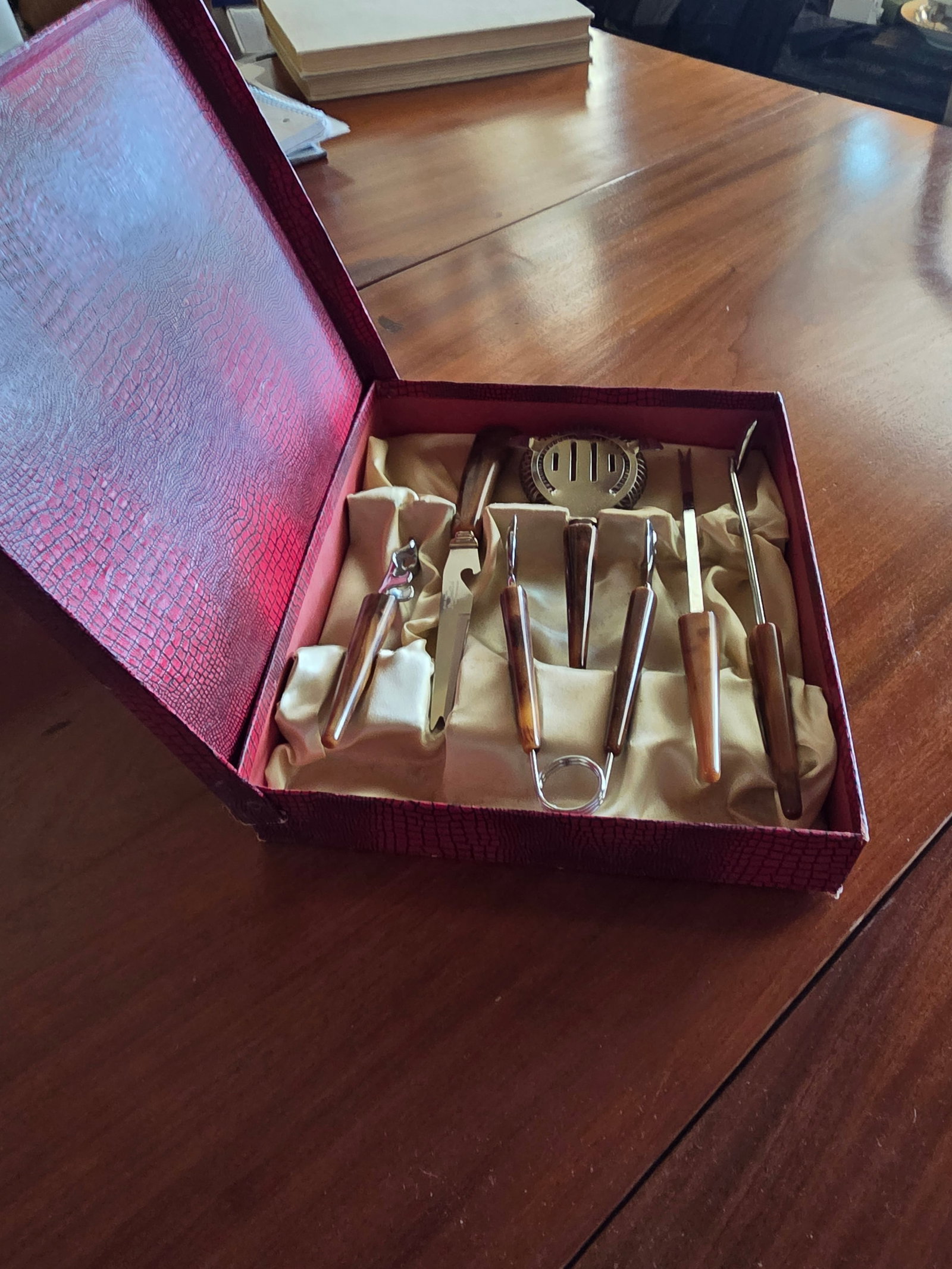 Butterscotch Bakelite Bar Set - 3