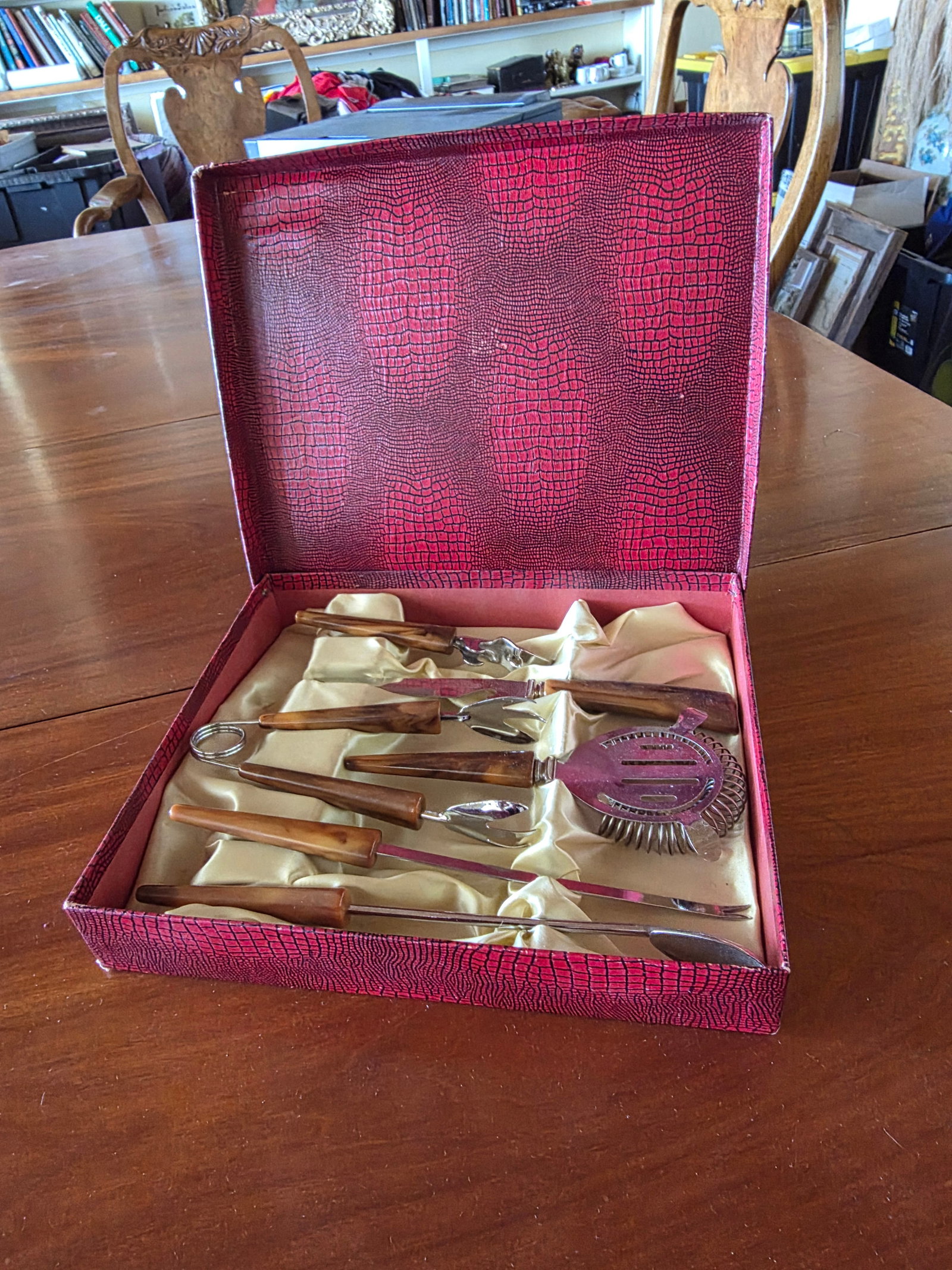 Butterscotch Bakelite Bar Set - 5