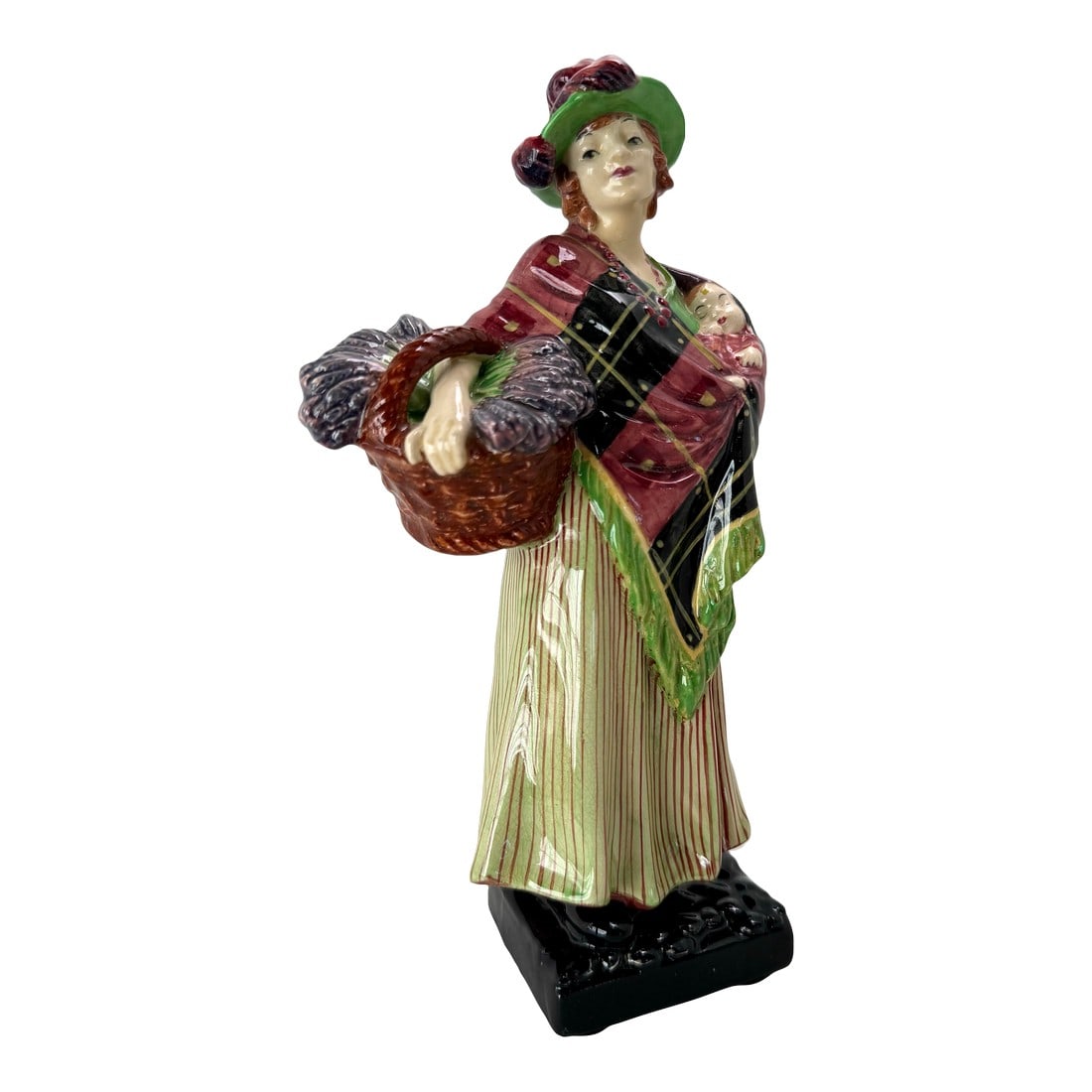 Antique Royal Doulton Figurine ~ "Sweet Lavender" ~ Hn 1373: Add timeless elegance to your collection with the Royal Doulton HN 1373 "Sweet Lavender" figurine. This vintage porcelain piece features a graceful woman in a flowing lavender gown, beautifully