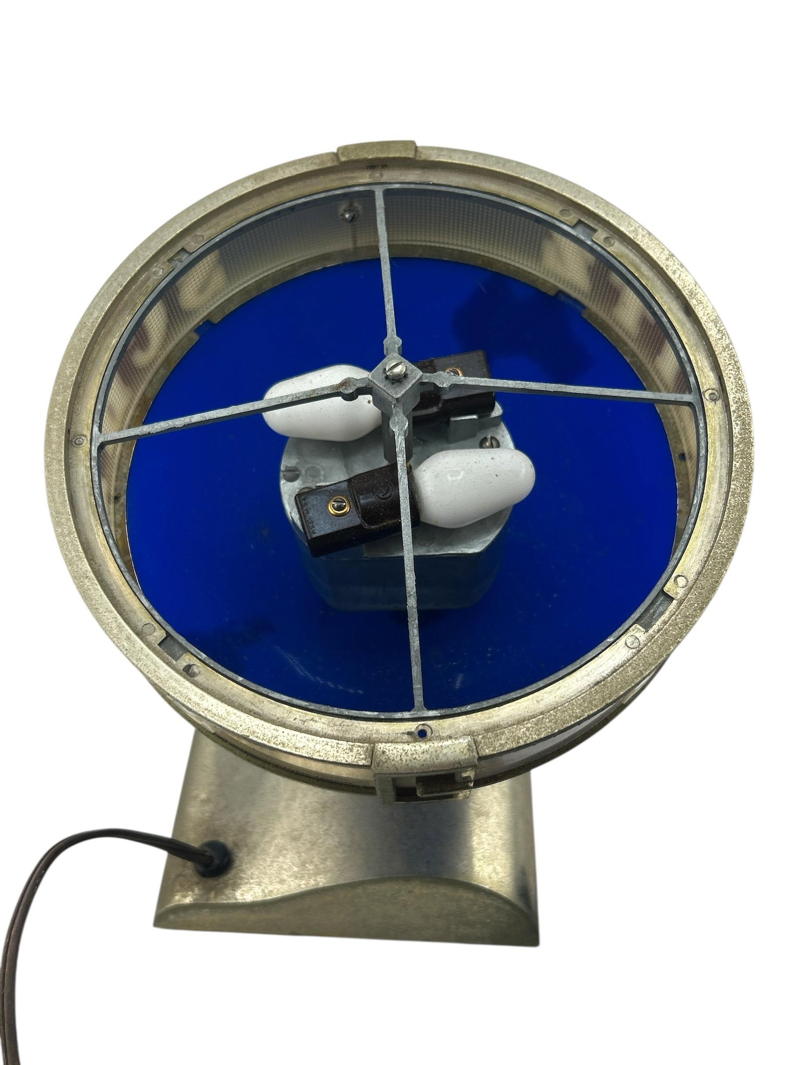 Vintage 1956 Schlitz Beer Salesman Sample Rotating Globe Desk Lamp - 4