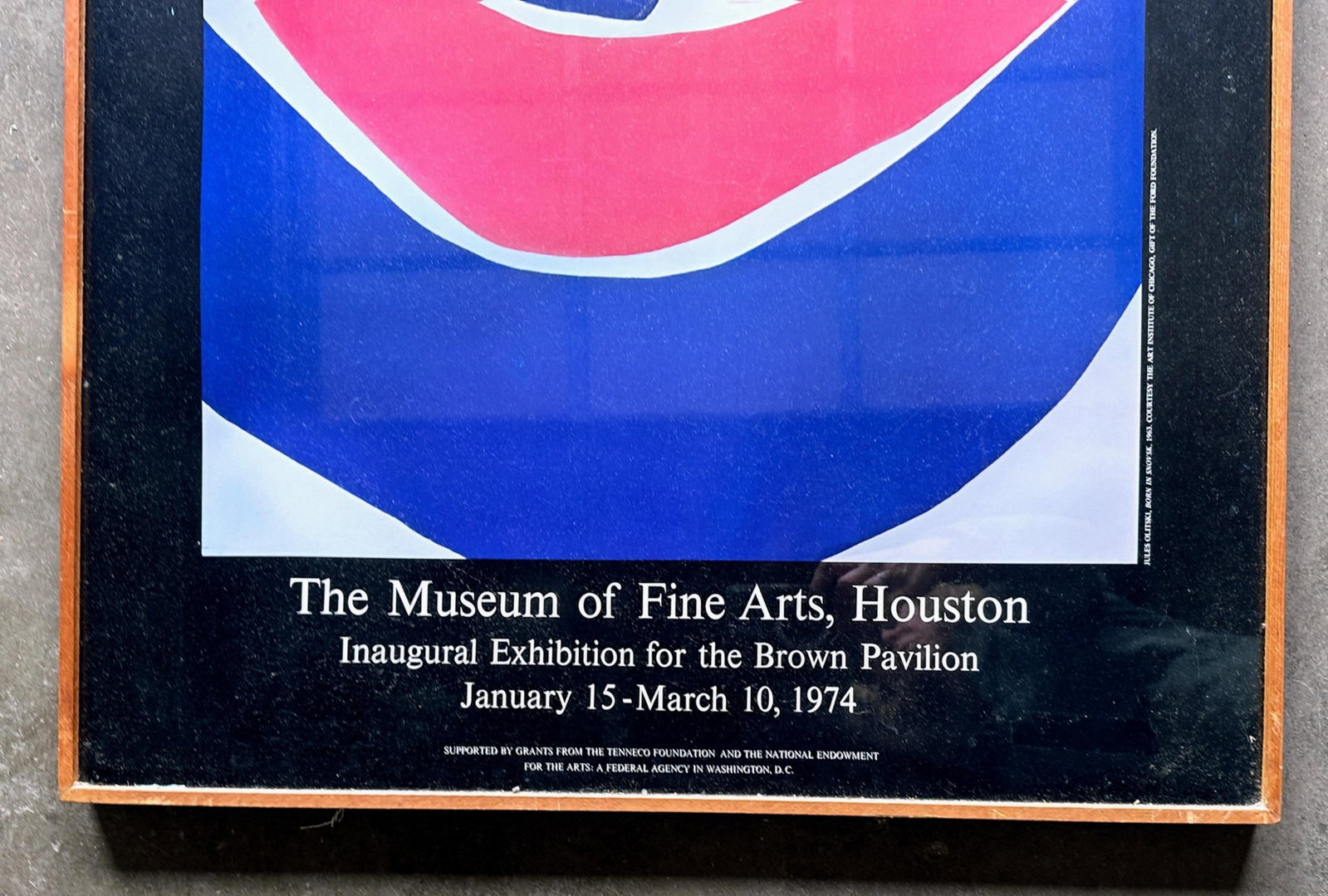 1970s Original Poster Jules Olitski "Born in Snowsk" From Abstraction Modernist Art Exhibition - 8