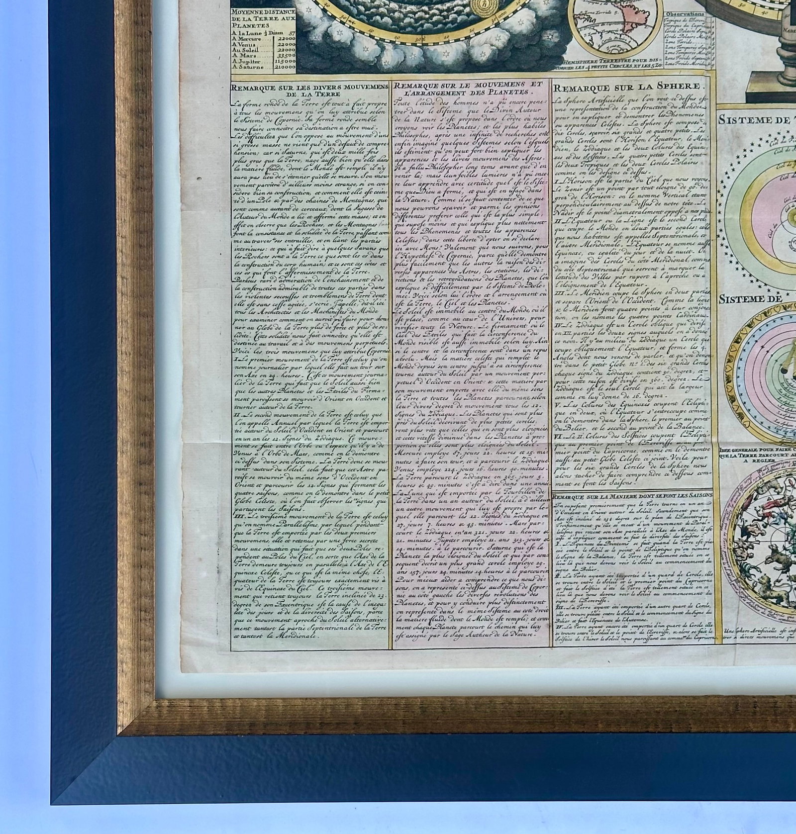 Celestial Chart, Spheres & Astronomy of the Sun, Planet, and Moon Orbits by Henri Abraham Chatelain, - 3
