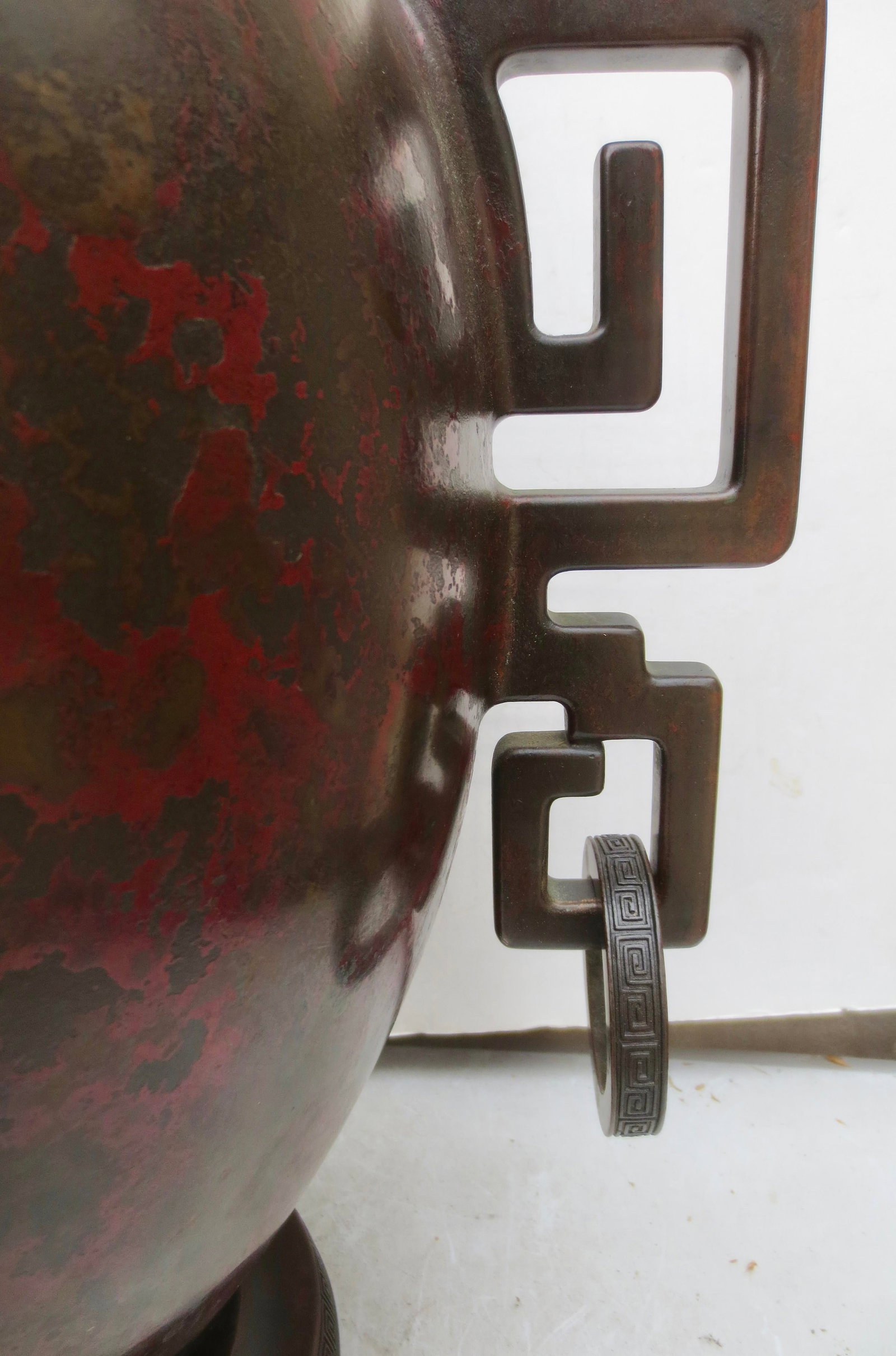 Massive Japanese Meiji Bronze Vase by Sencho Ku Circa 1900 - 12