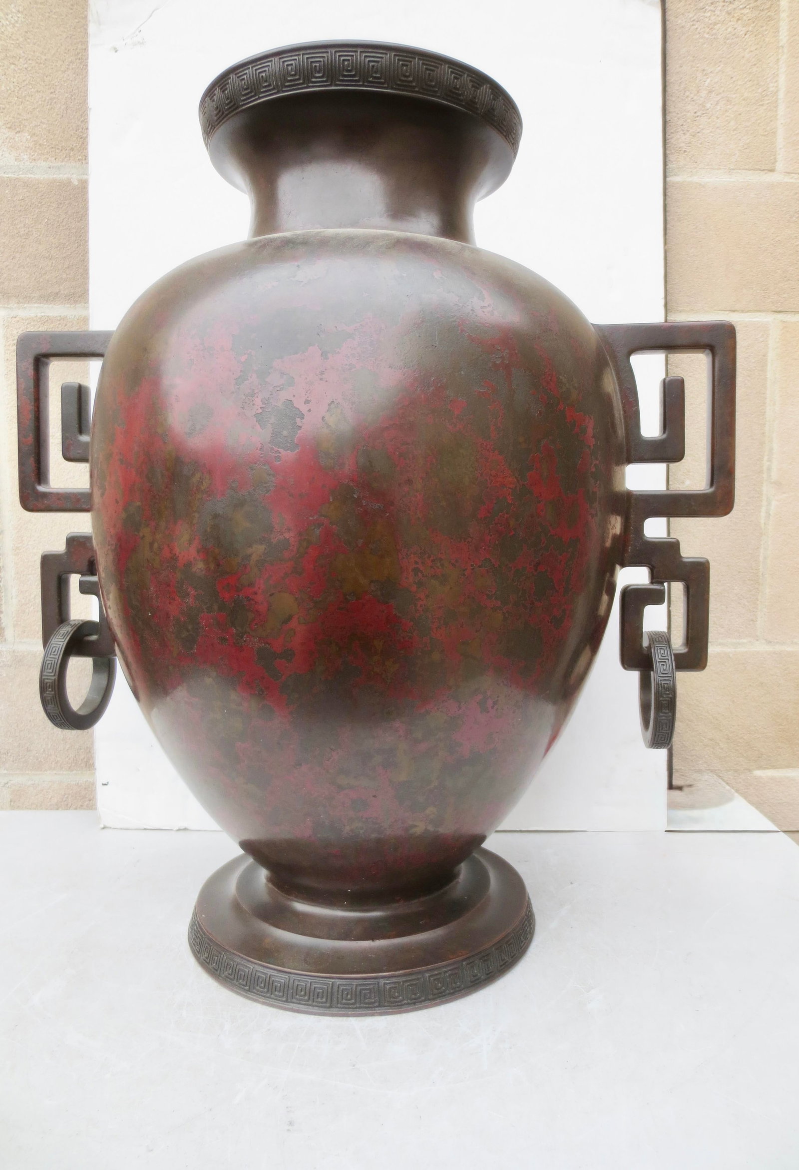 Massive Japanese Meiji Bronze Vase by Sencho Ku Circa 1900 - 4