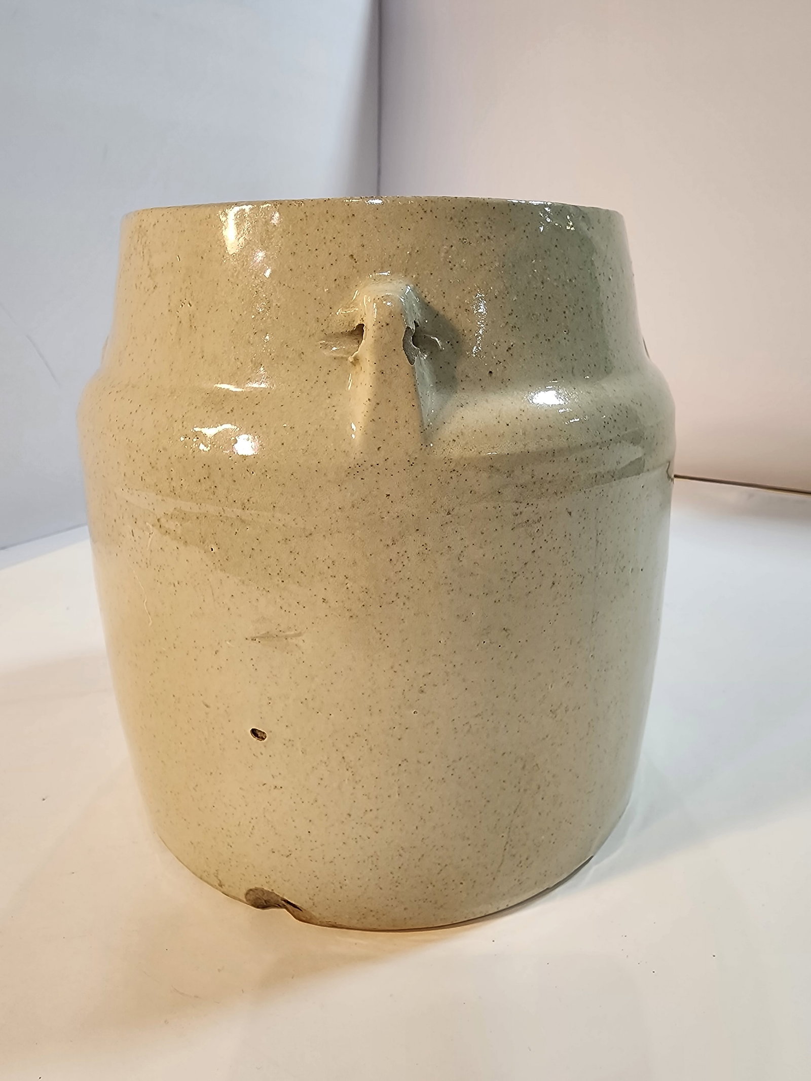Gorgeous Antique Stoneware Crock - 4