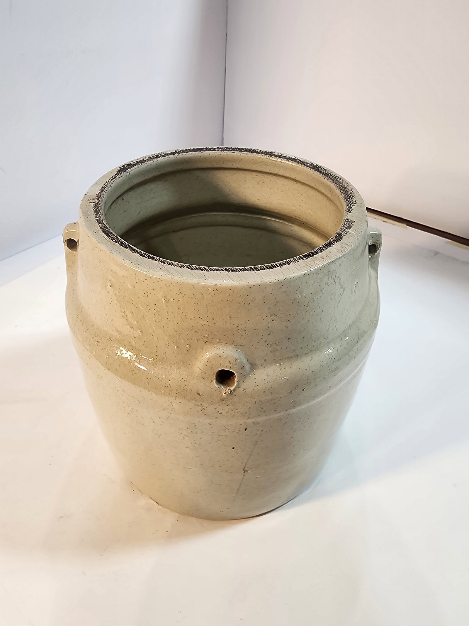 Gorgeous Antique Stoneware Crock - 5