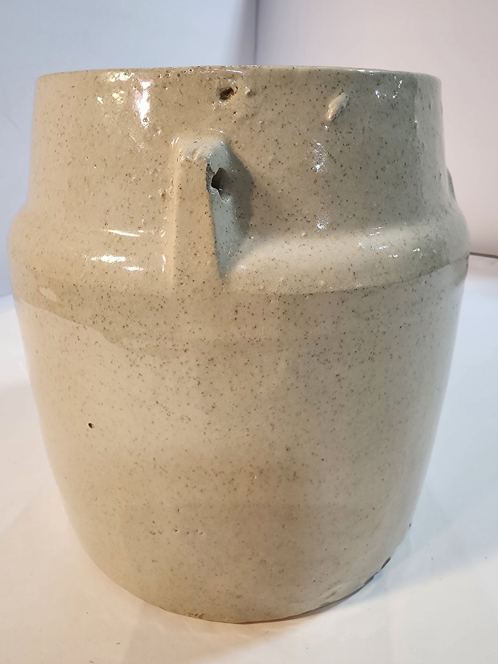 Gorgeous Antique Stoneware Crock - 6