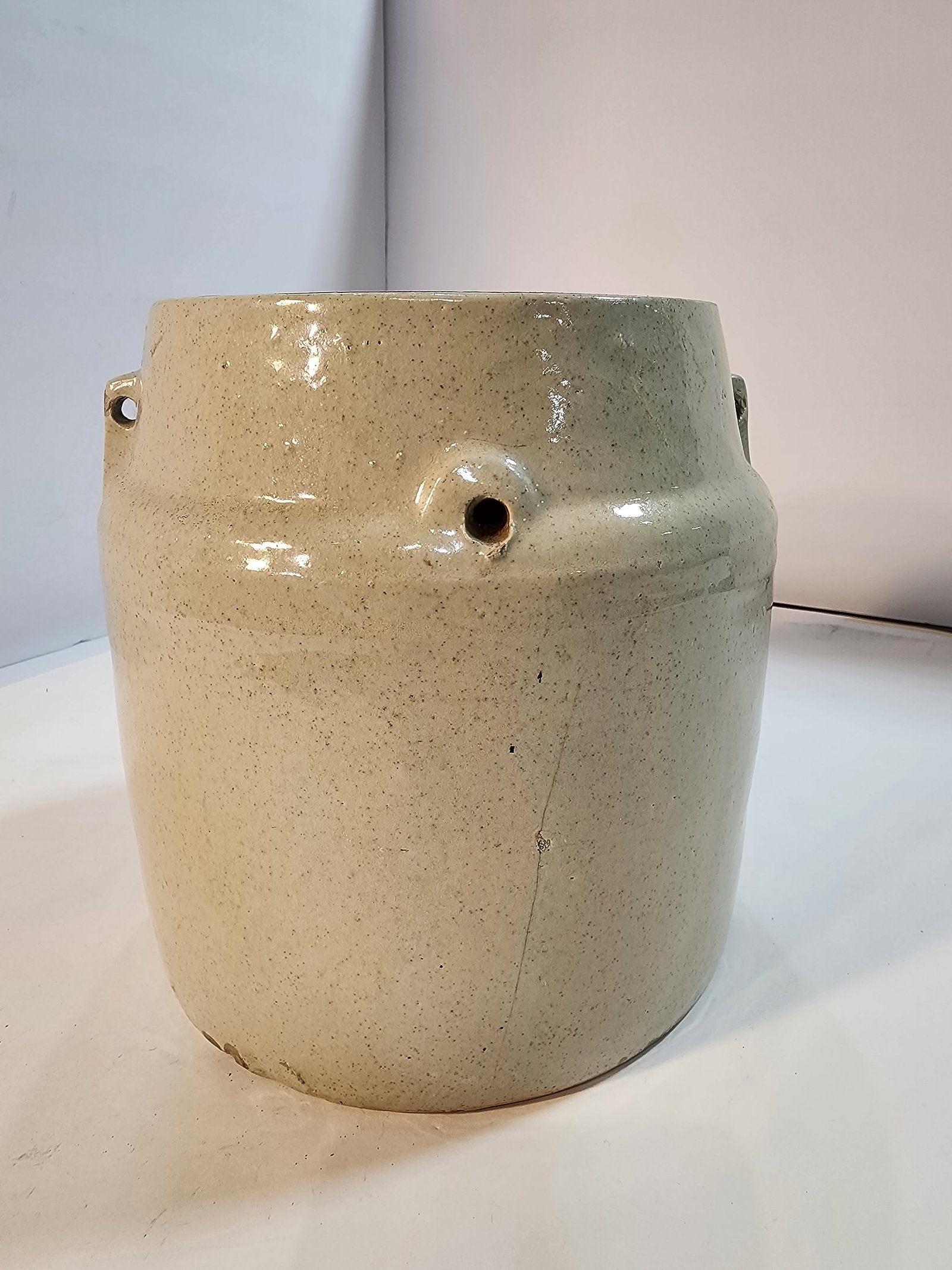 Gorgeous Antique Stoneware Crock - 7