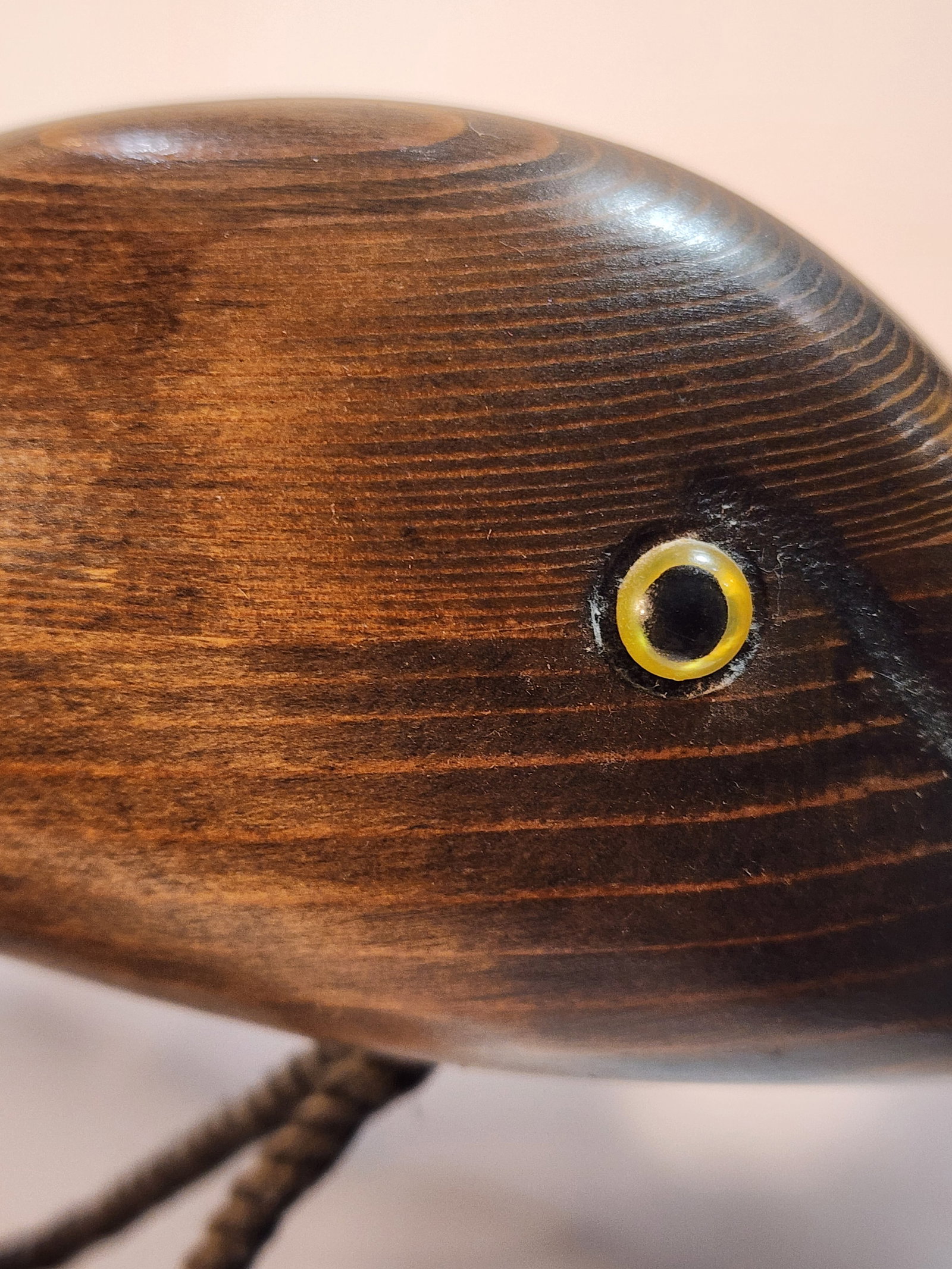 Hand Carved Wood Goose Wagon by Pruitt"s Place - 11