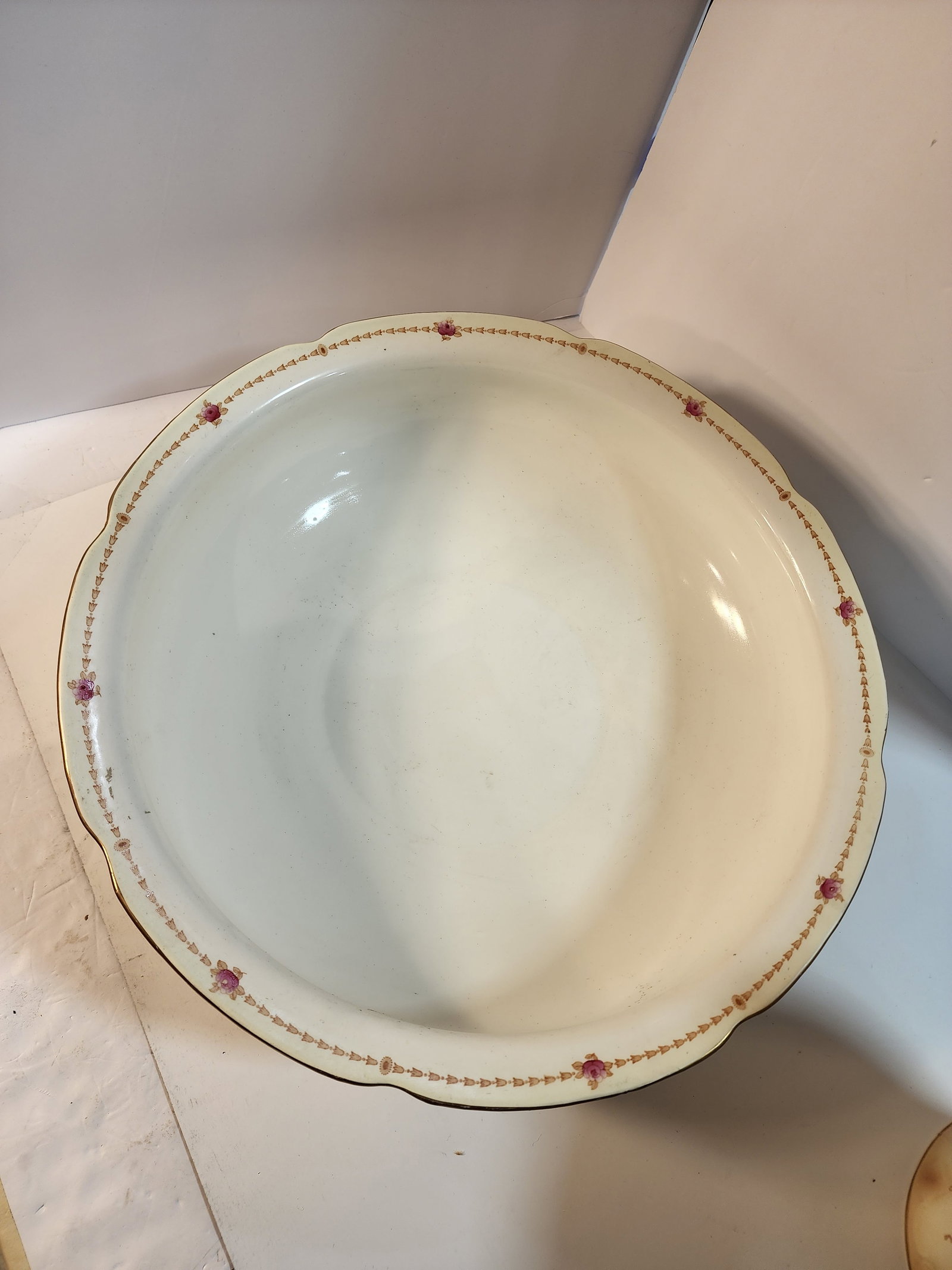 F. Winkle & Co. Hand Painted Antique Bowl and Pitcher - 2