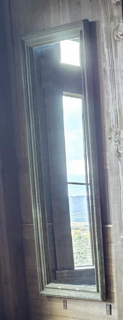 Enormous Vintage Copper Mirror - 2