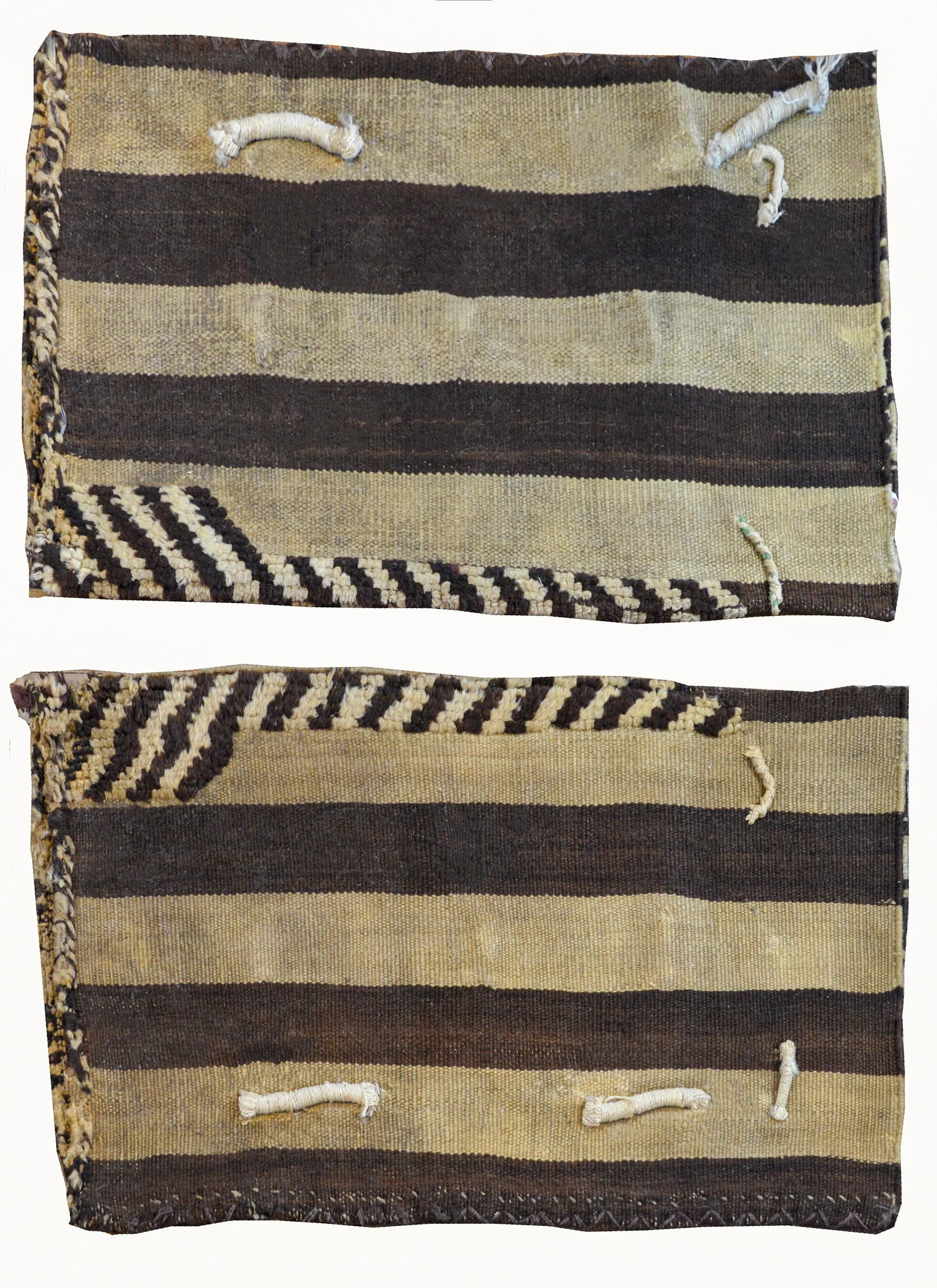 Bold Early 20th Century Gabbeh Grain Bags- a Pair - 3