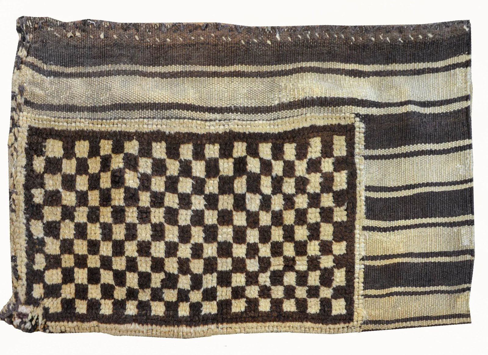 Bold Early 20th Century Gabbeh Grain Bags- a Pair - 4