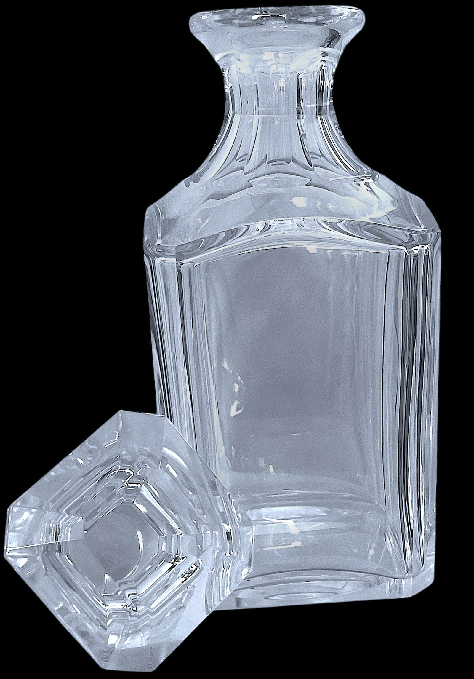 Baccarat Harcourt Pattern Crystal Whiskey Decanter | French Cut Crystal - 5