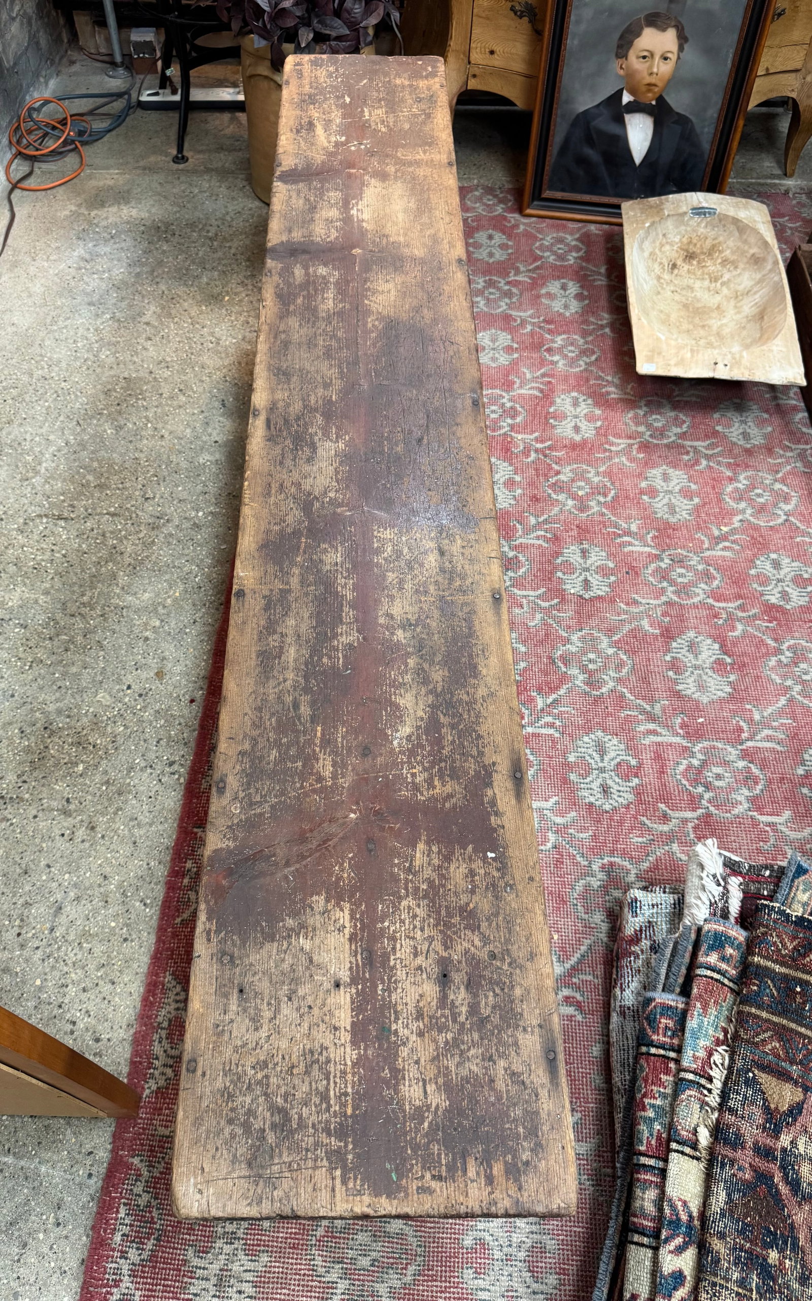 Early 20th Century Primitive Bench - 3