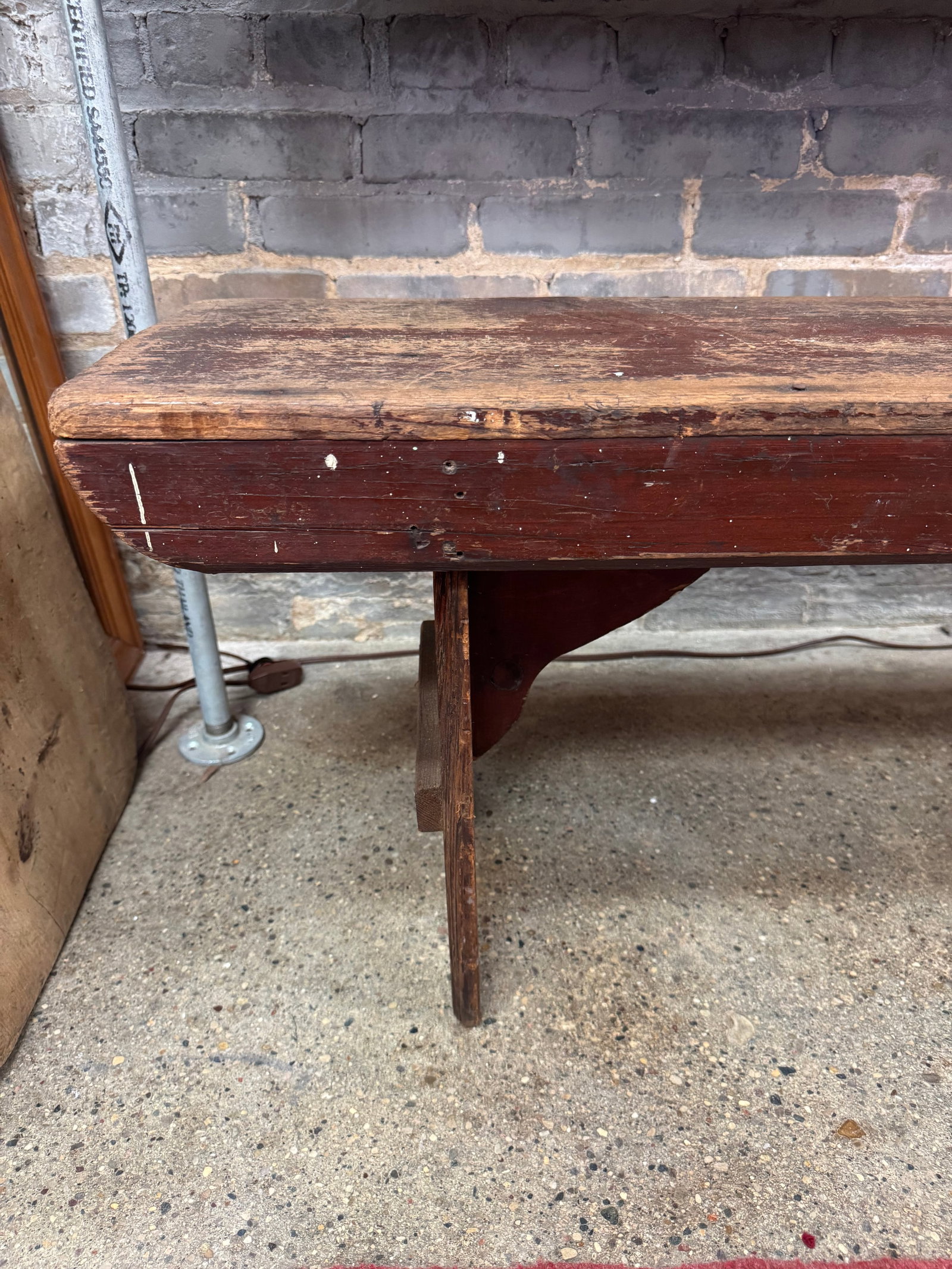 Early 20th Century Primitive Bench - 4