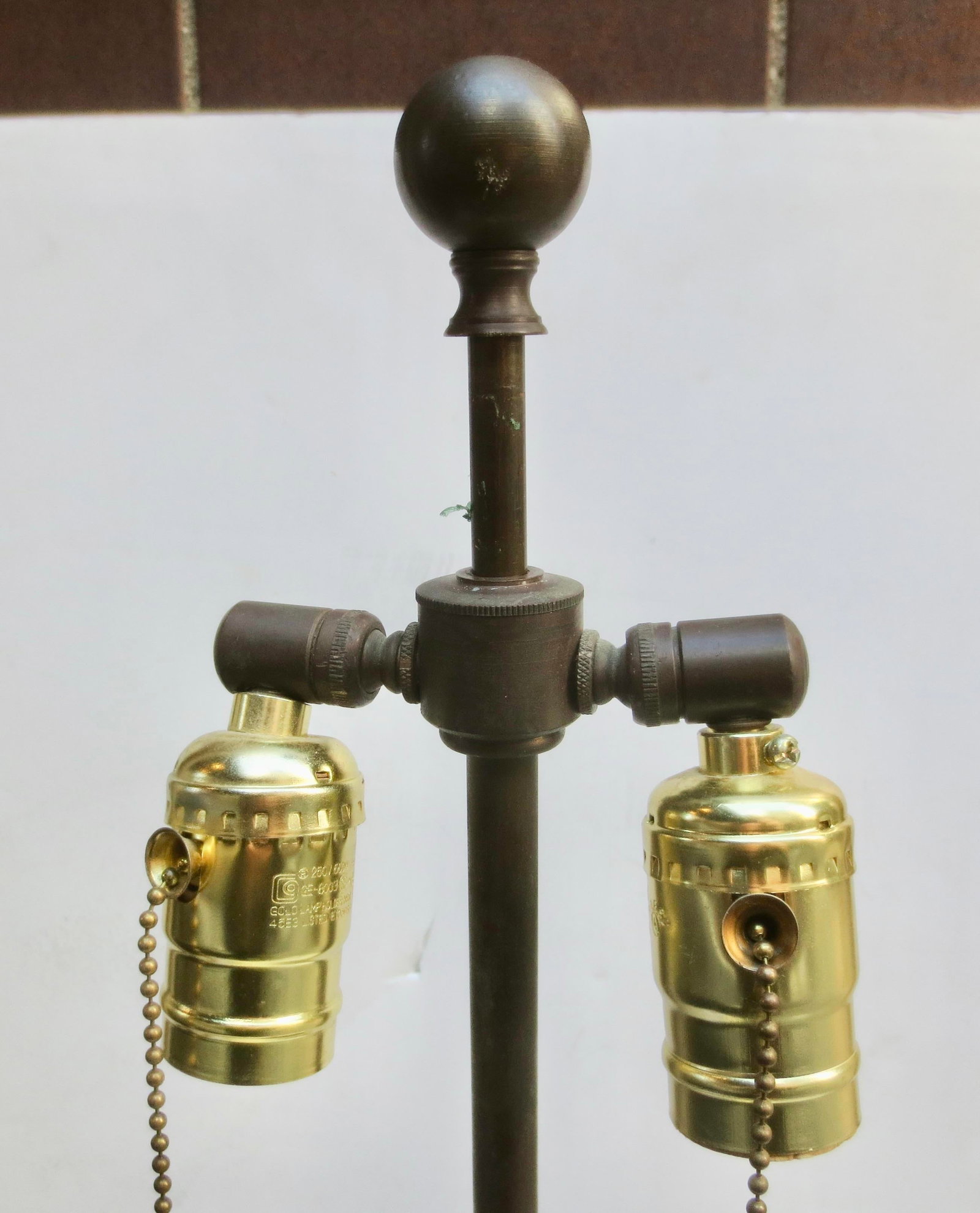 Chines Black Porcelain Lamp Circa 1920s - 9