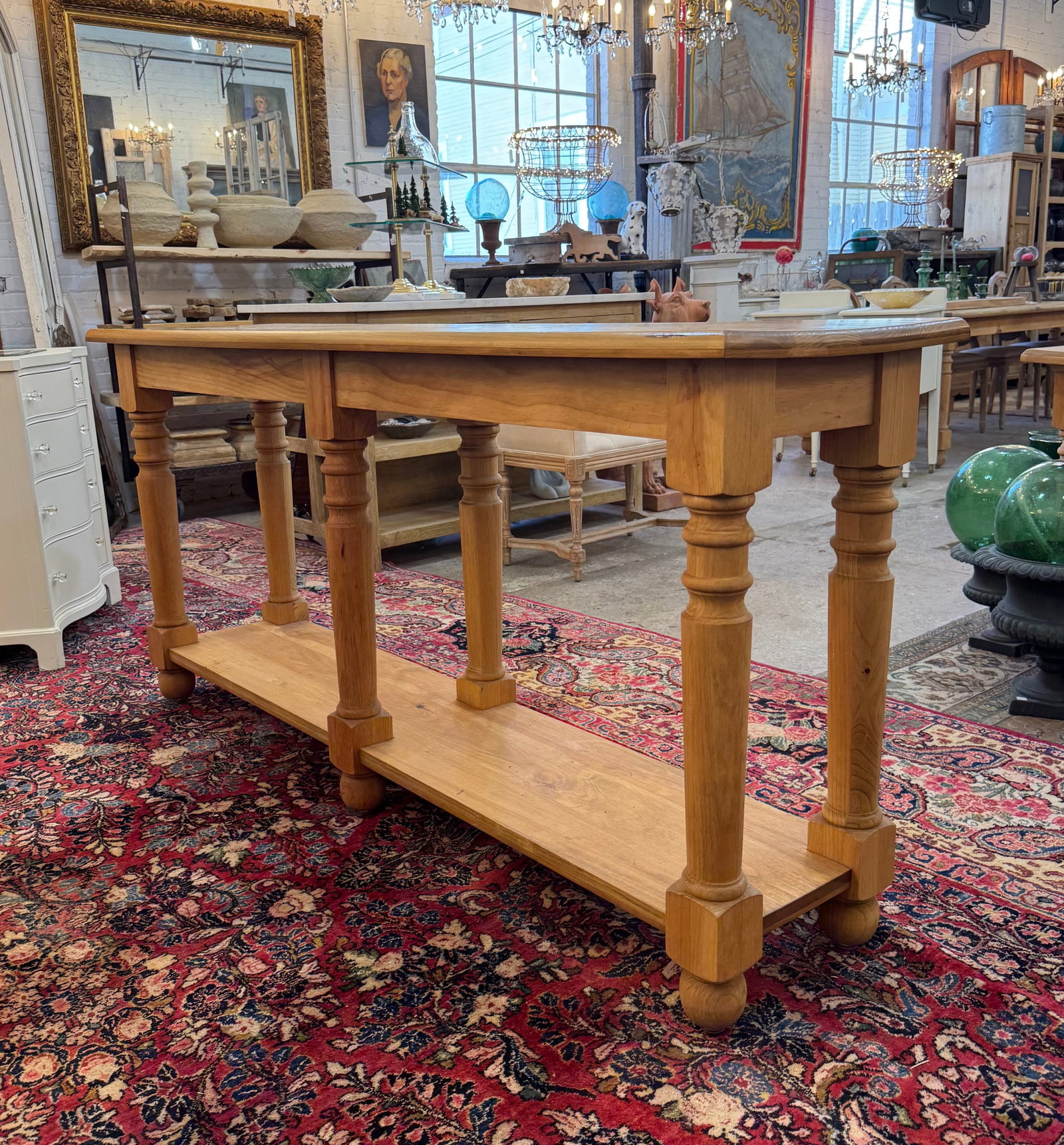 Adoorne Inc. Solid Pine Console - 4