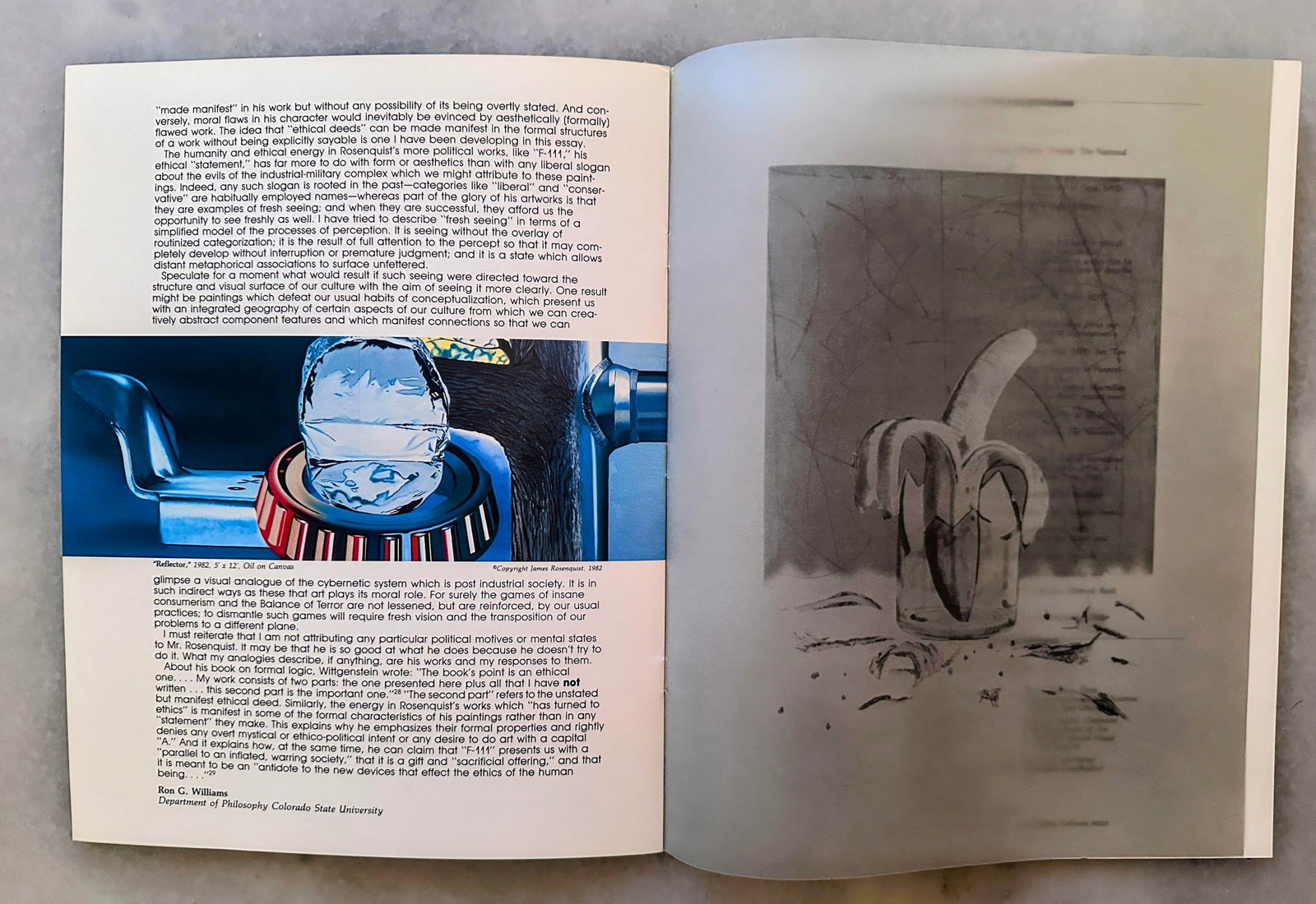 1982 Original Signed James Rosenquist Velum Print and Exhibition Catalog - 10