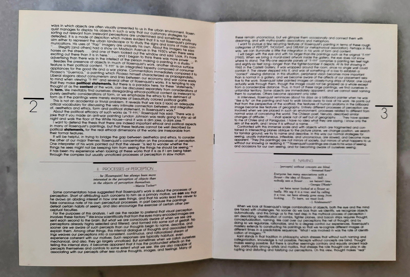1982 Original Signed James Rosenquist Velum Print and Exhibition Catalog - 6