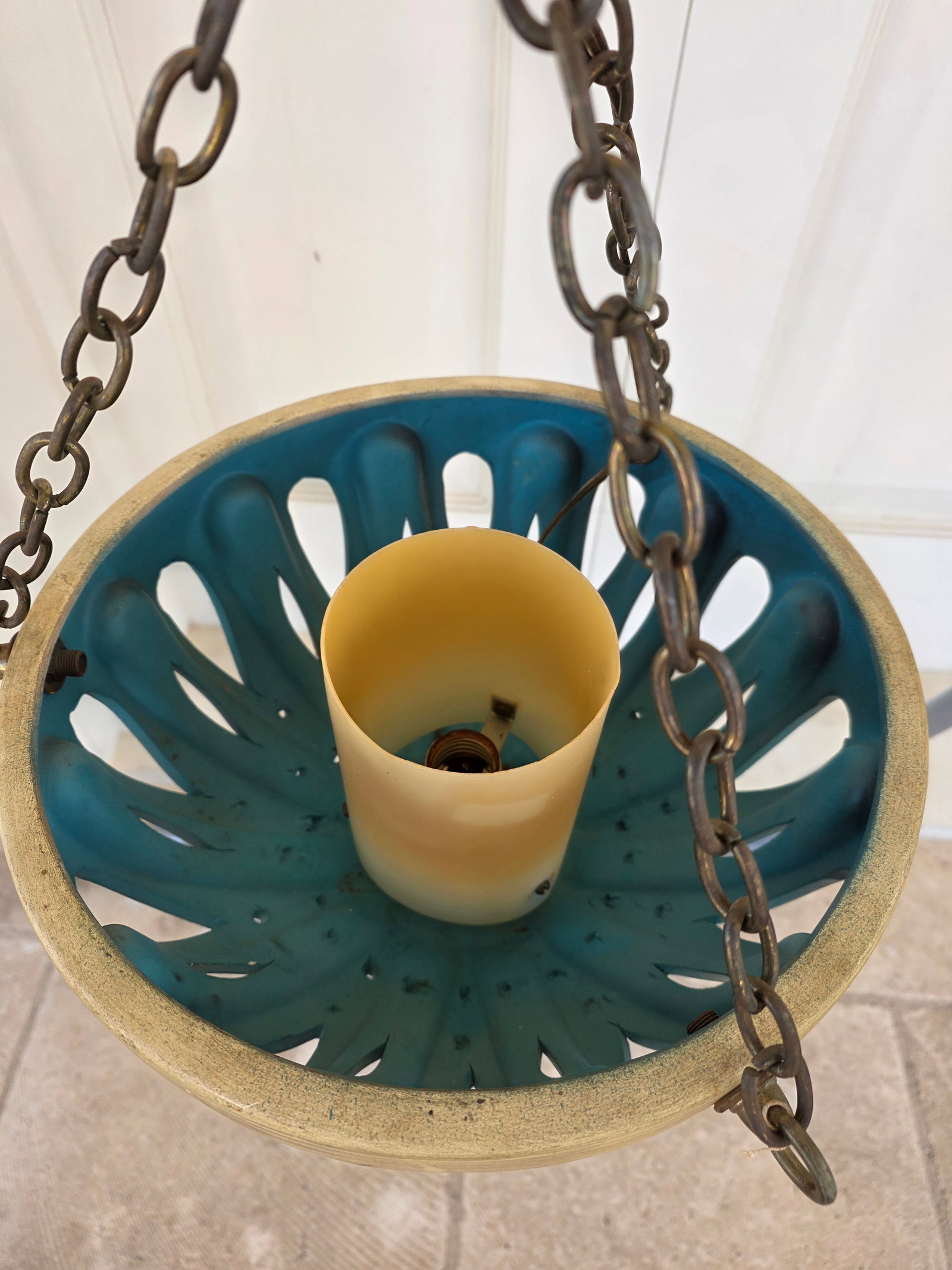Mid Century Ceramic Lantern - 4