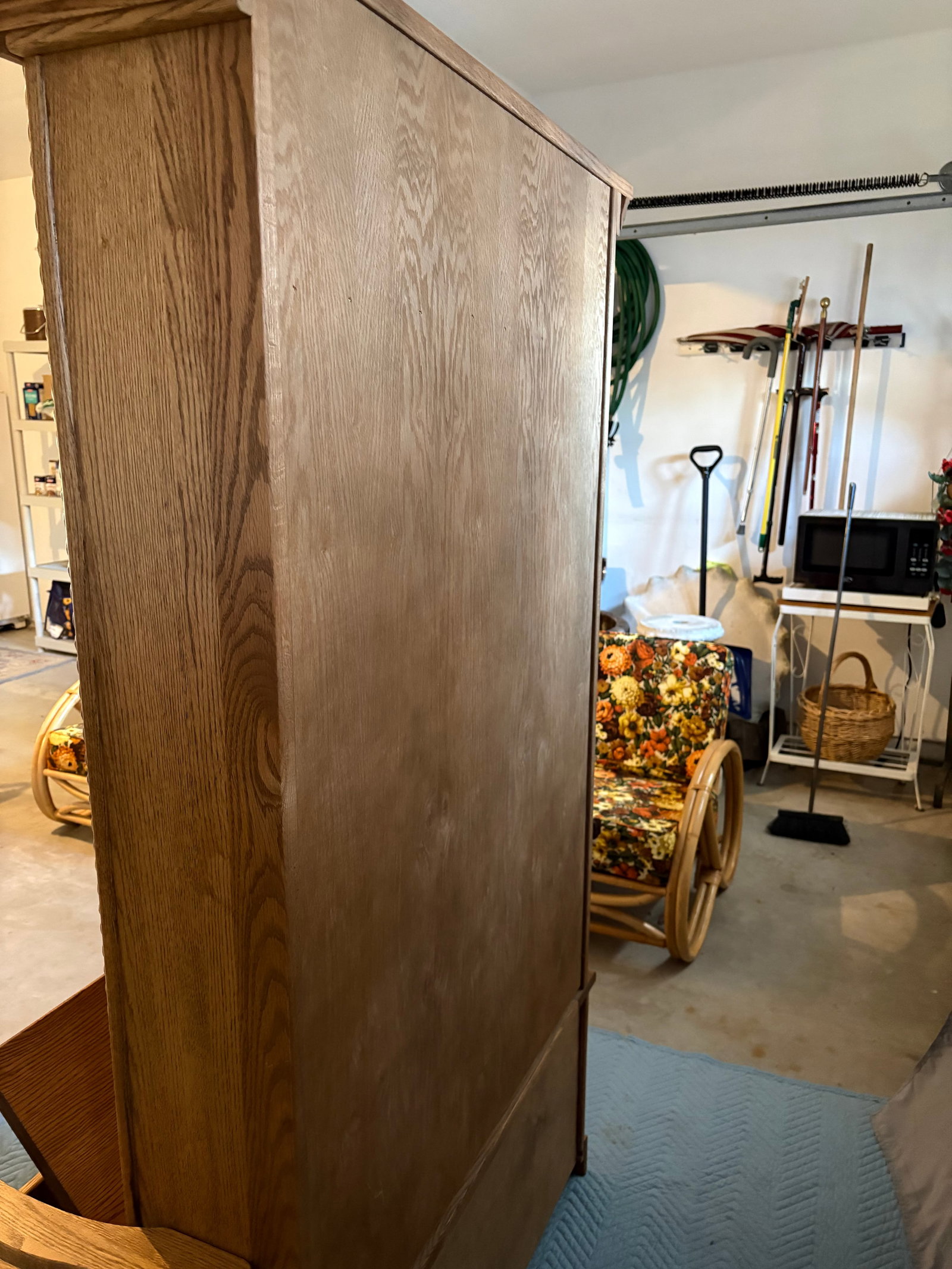 Traditional Oak Hall Tree With Built in Storage - 7
